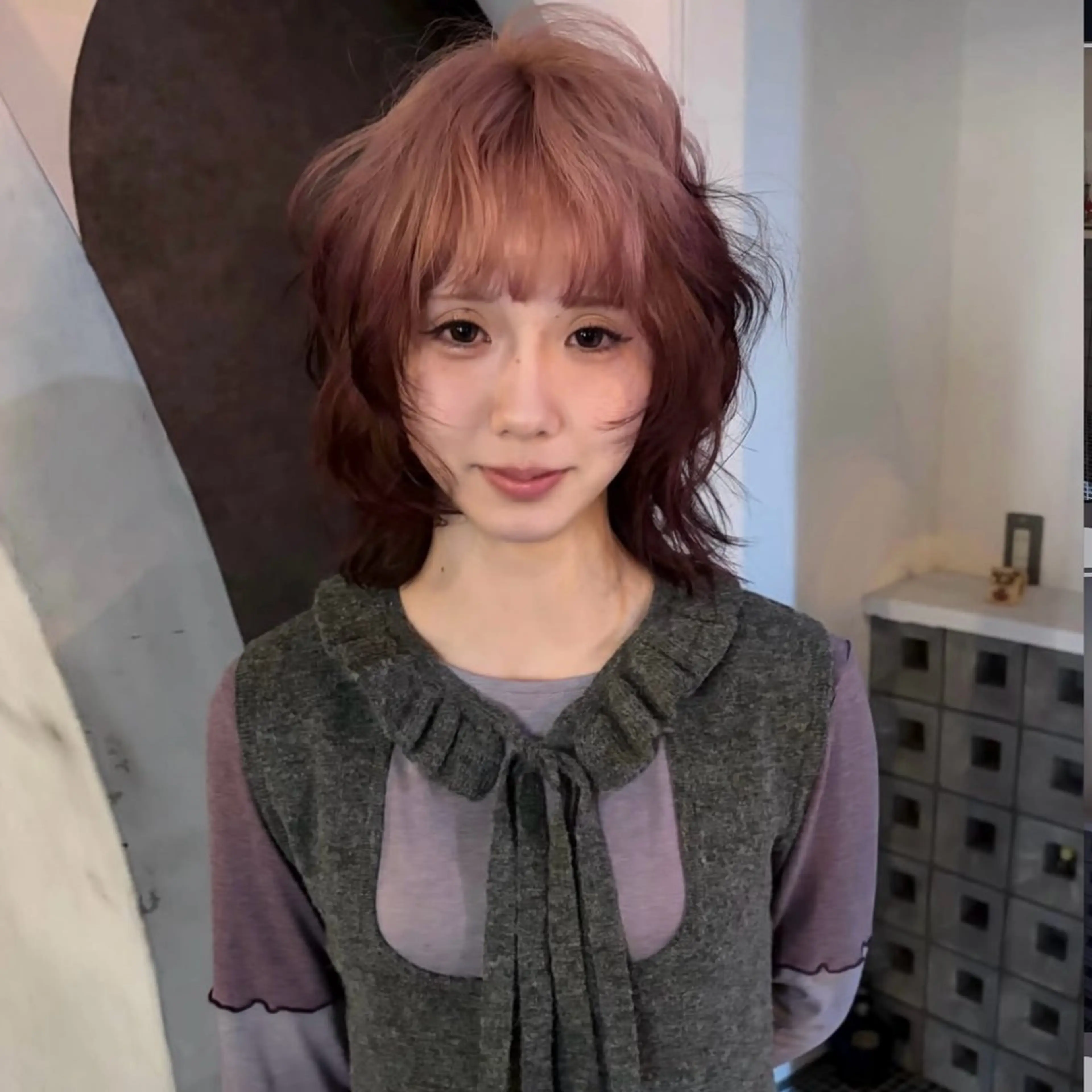 セミロング カラー ヘアカラー ☆ AYA/DEANのヘアスタイル