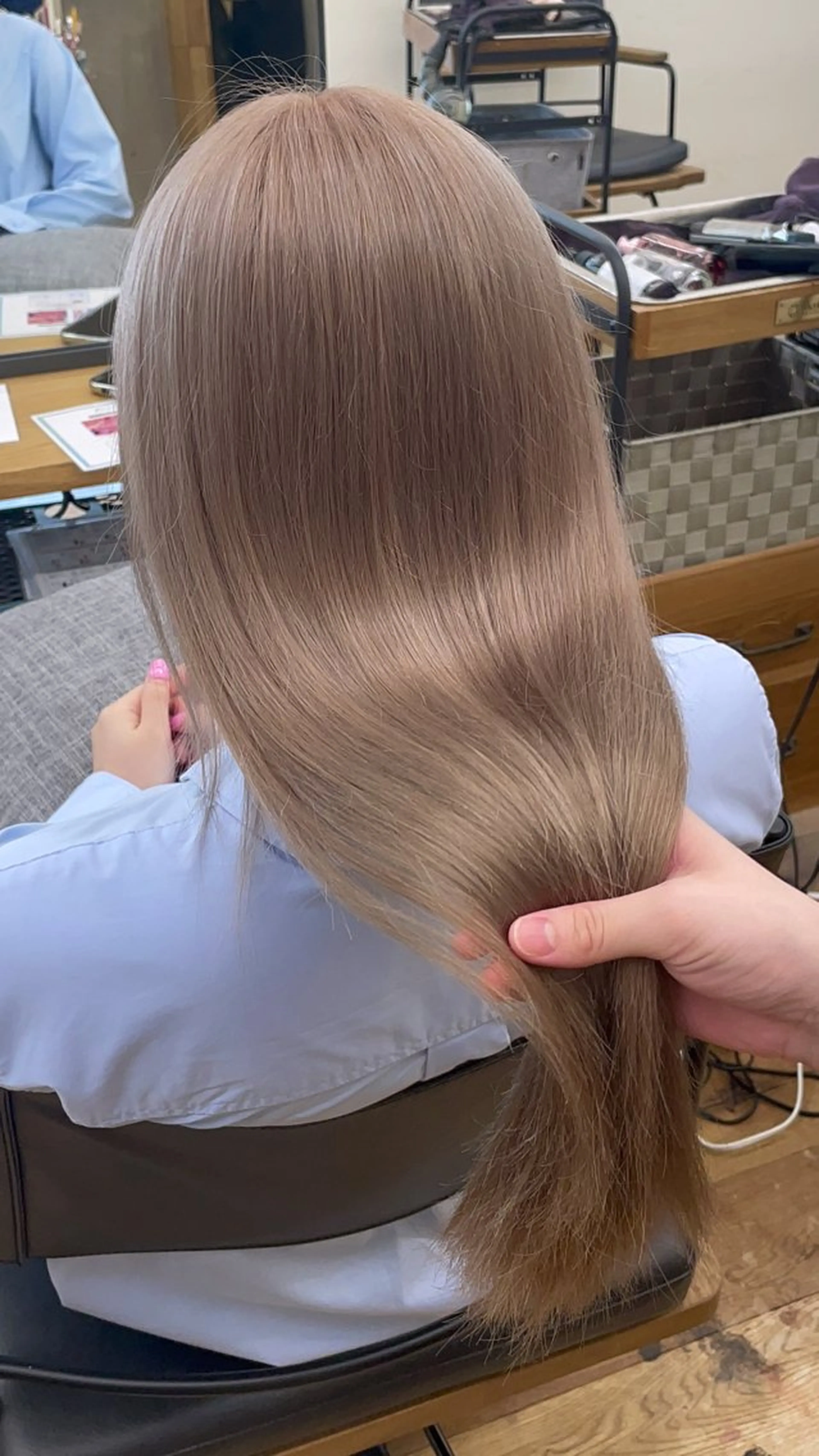 カラー ブリーチ ケアブリーチ レディースパーマ/ タカギのヘアスタイル