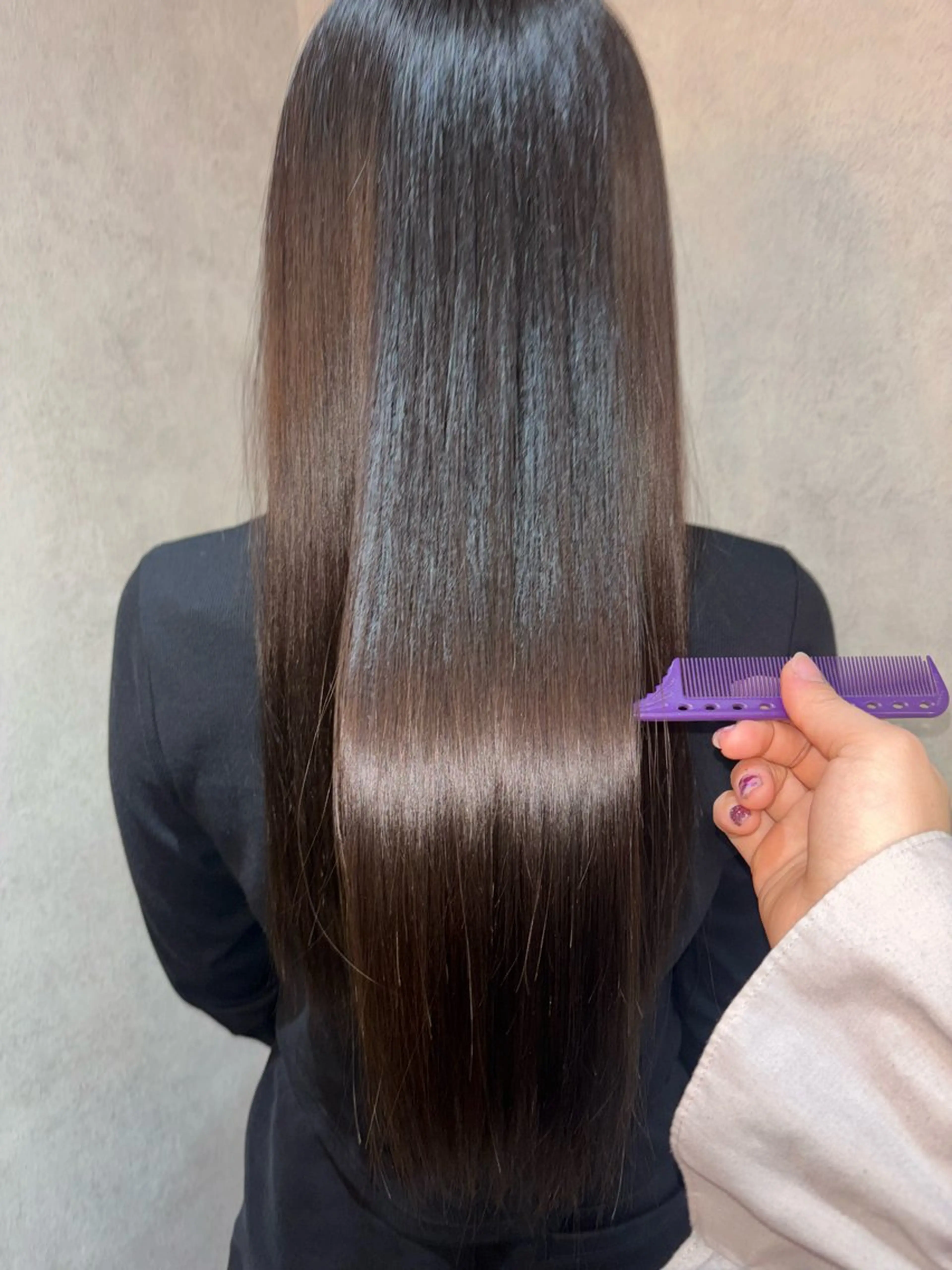 ロング 縮毛矯正 ar clip表参道所属・💜髪質改善/ 艶カラー/ミナ🩷のヘアスタイル
