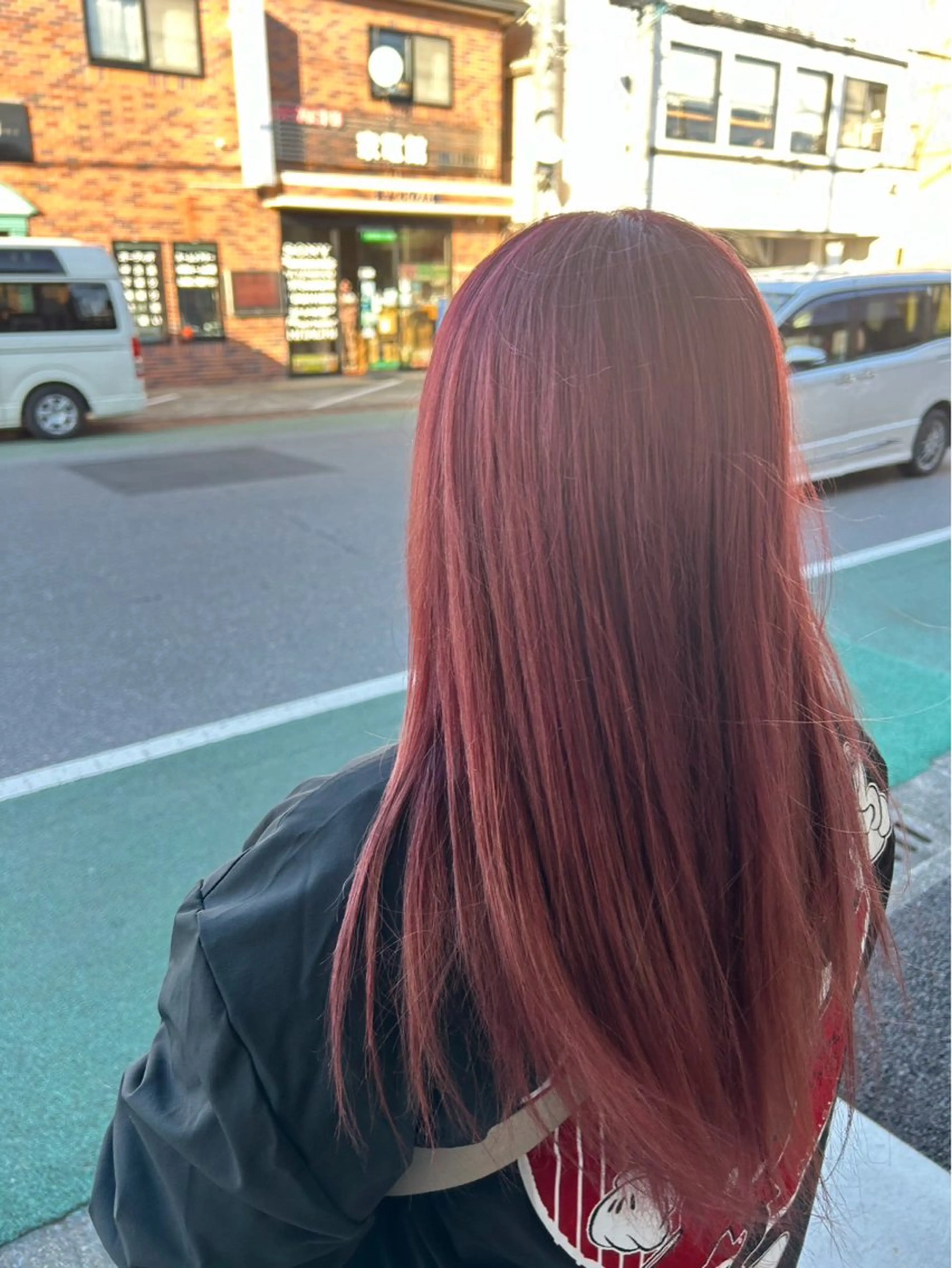 ロング カラー 山田 誠也のヘアスタイル