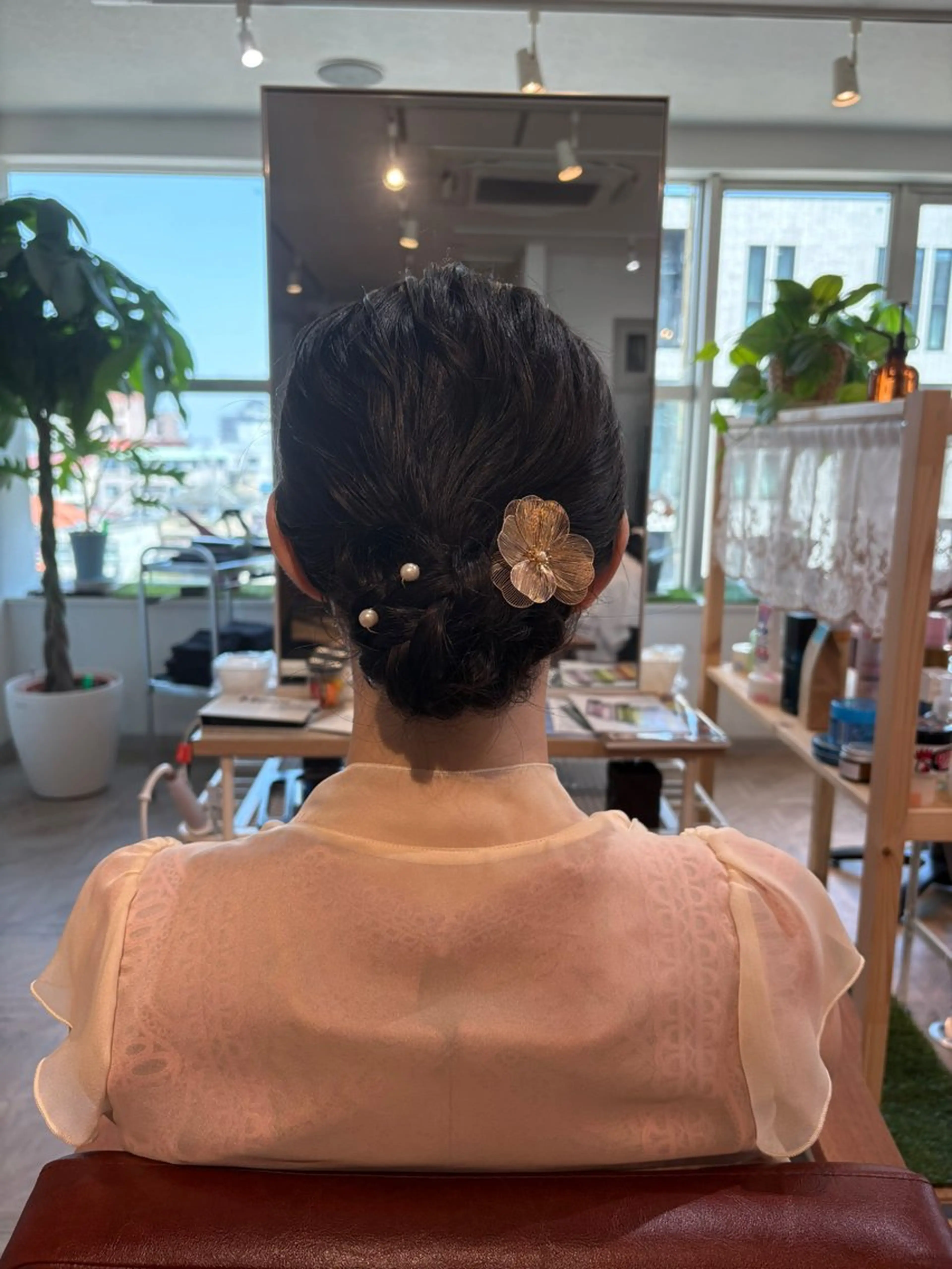 ヘアアレンジ 檜山 知可子のヘアスタイル