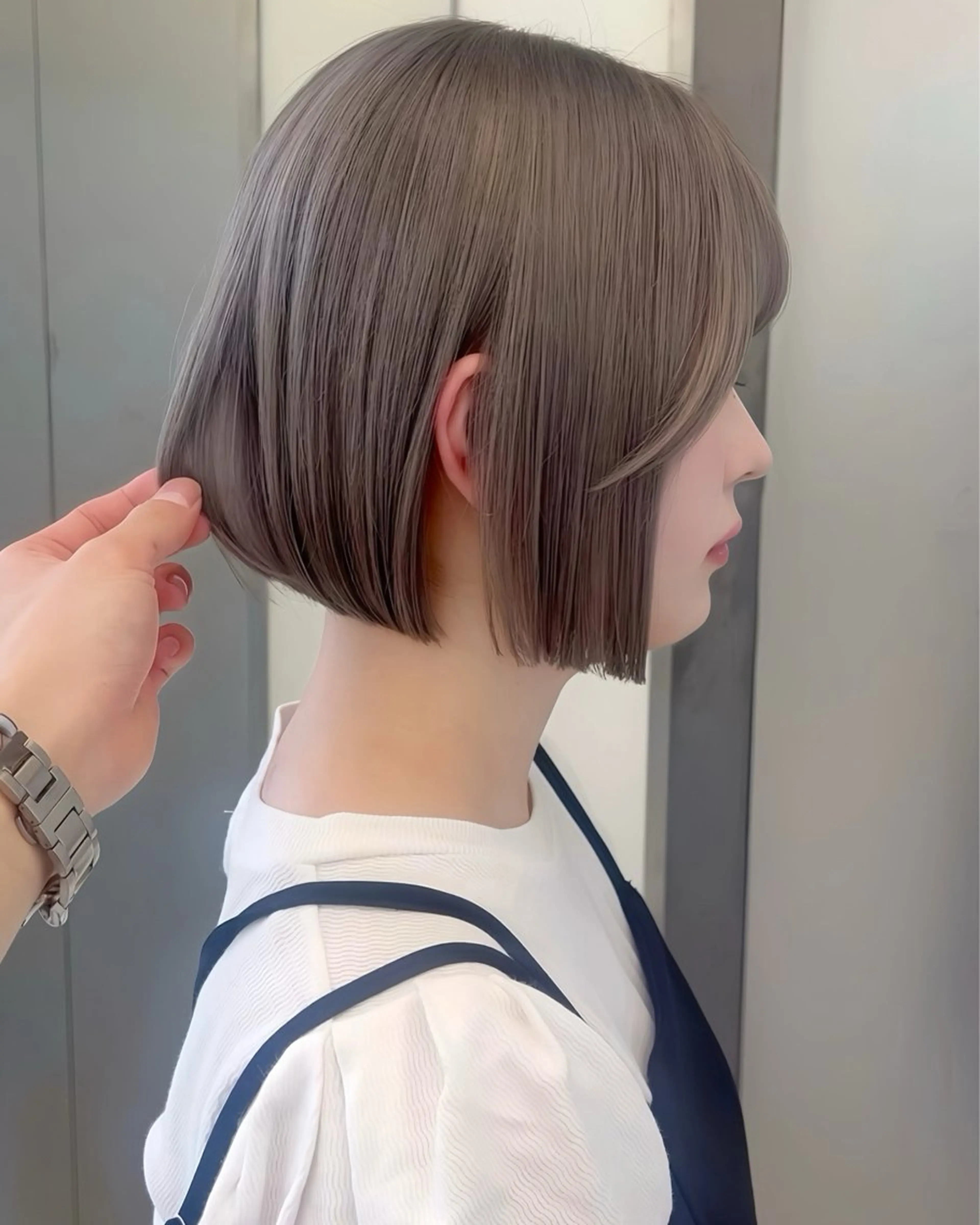 【✨ミニモ限定✨】透明感溢れるブリーチダブルカラー🏳️‍⚧️の写真