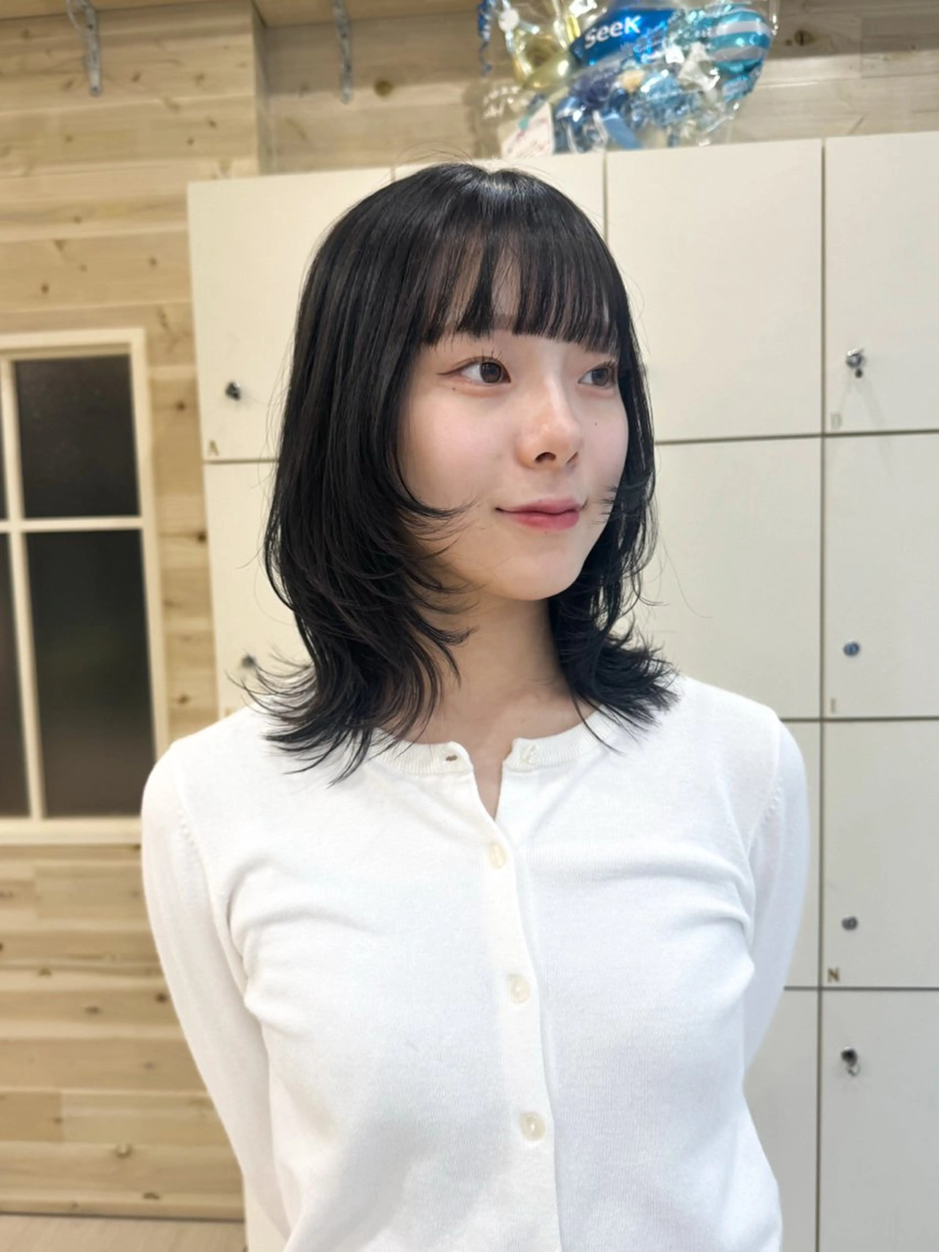 ミディアム カラー カット ヘアカラー Seeknext // Rukaのヘアスタイル