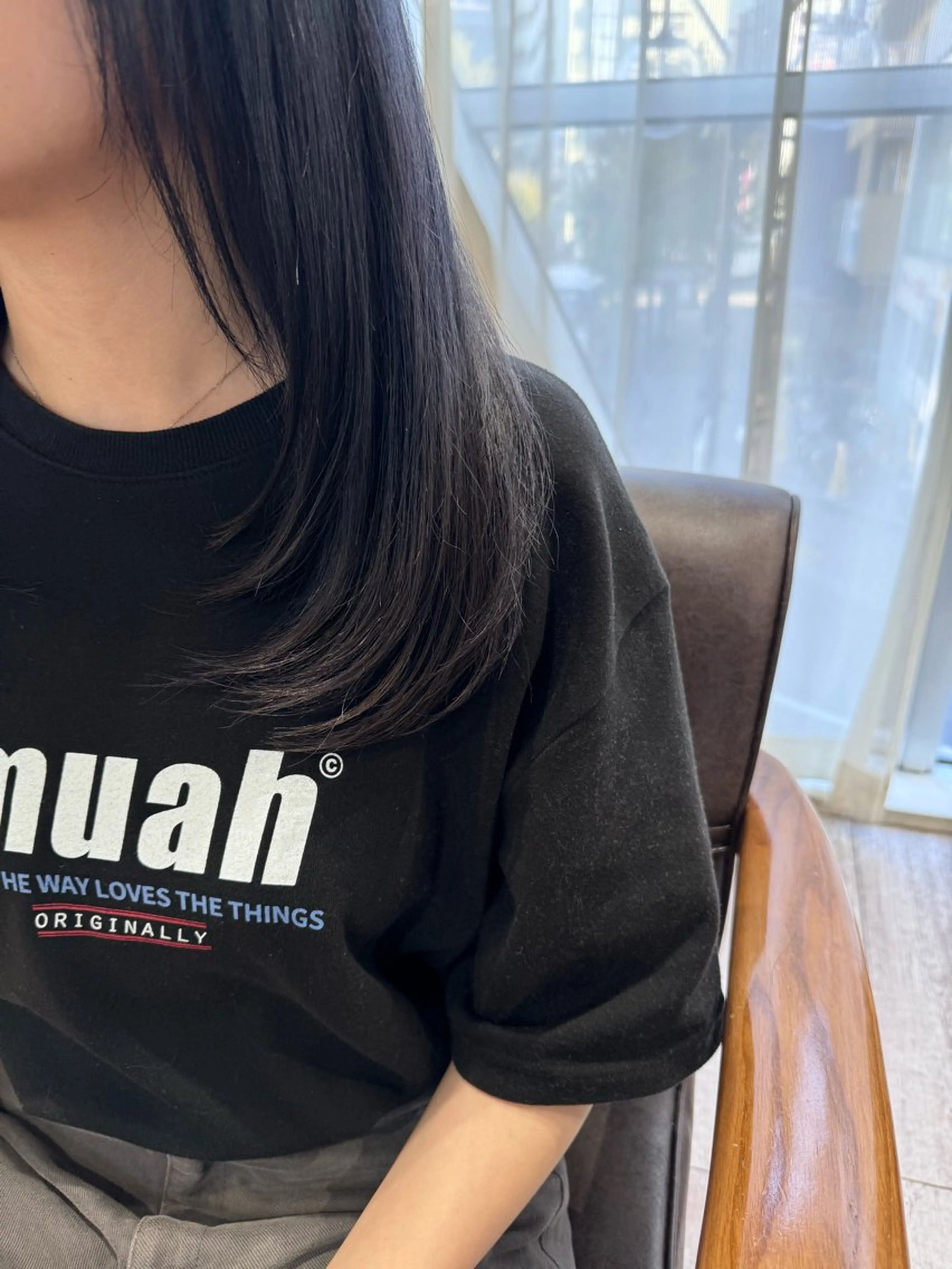 ロング カラー グレージュ ラベンダーカラー ラベンダーグレージュ ラベンダーグレー 髪質改善 カット ヘアカラー トリートメント 新越谷noble店長 松本拓也▶◀*.のヘアスタイル