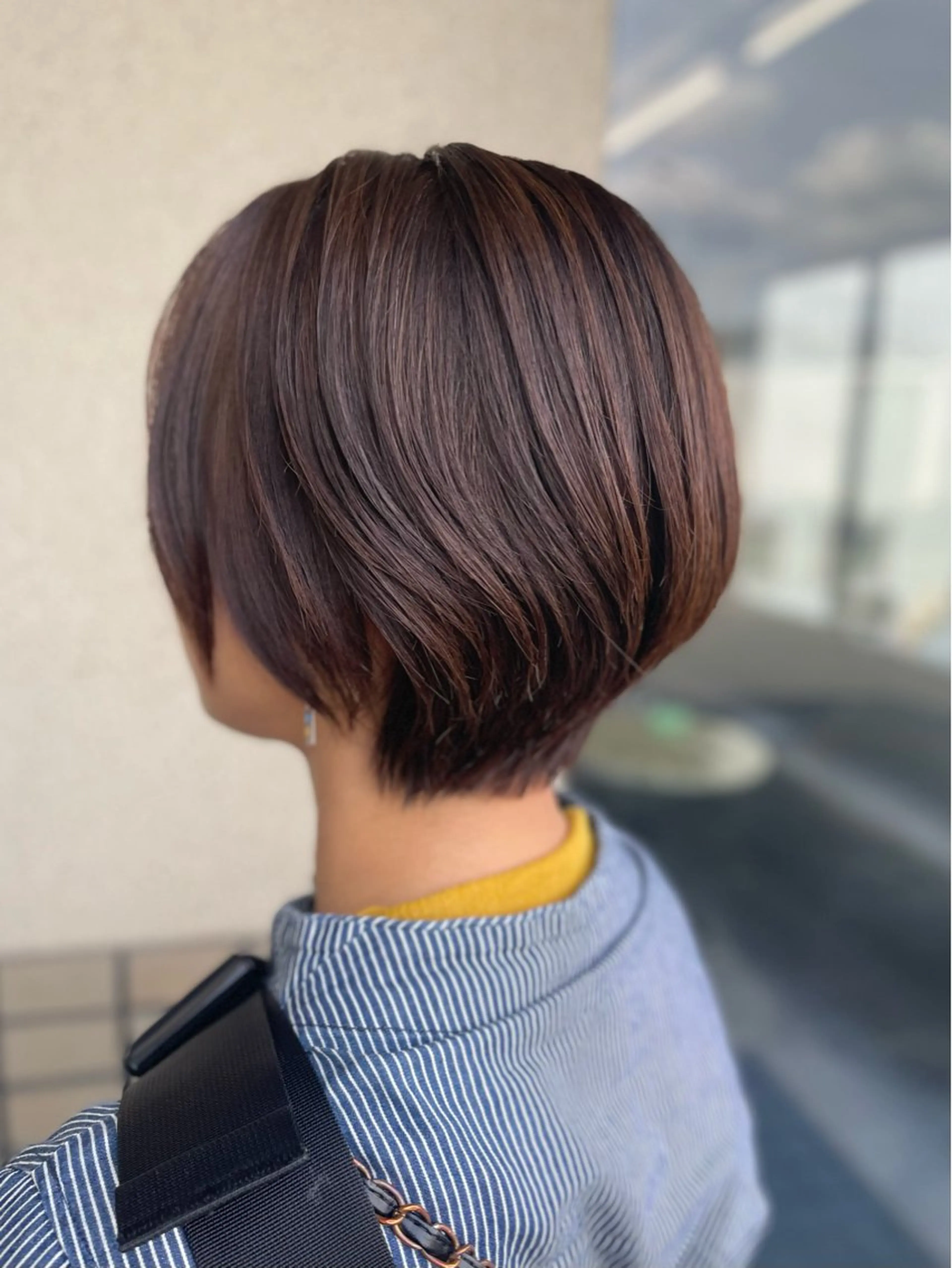 ショート カラー ブラウンカラー グラデーションカラー ショートヘア カット ヘアカラー トリートメント 沢田 瞳のヘアスタイル