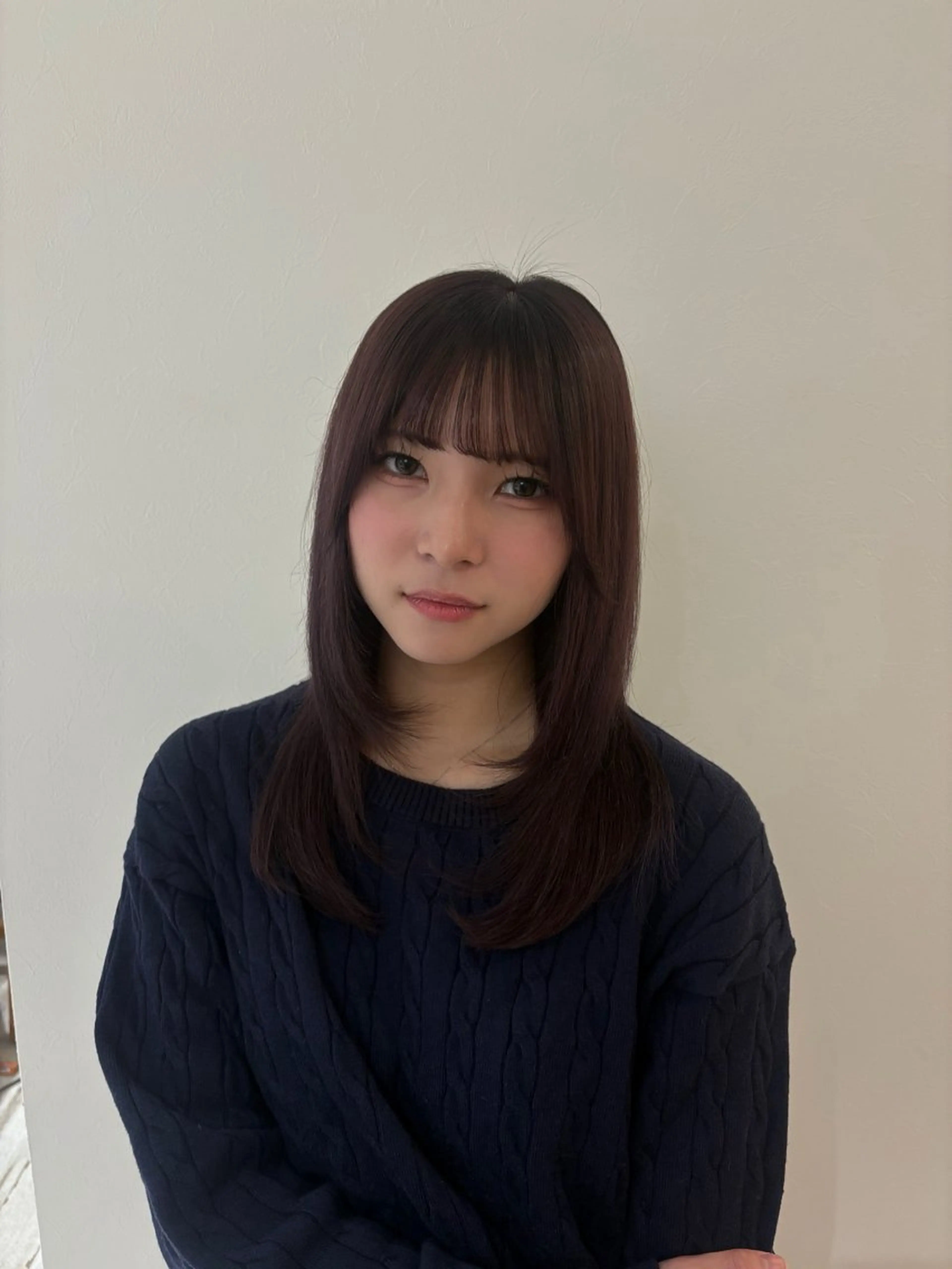 セミロング レイヤーカット カット abilita MIYUのヘアスタイル