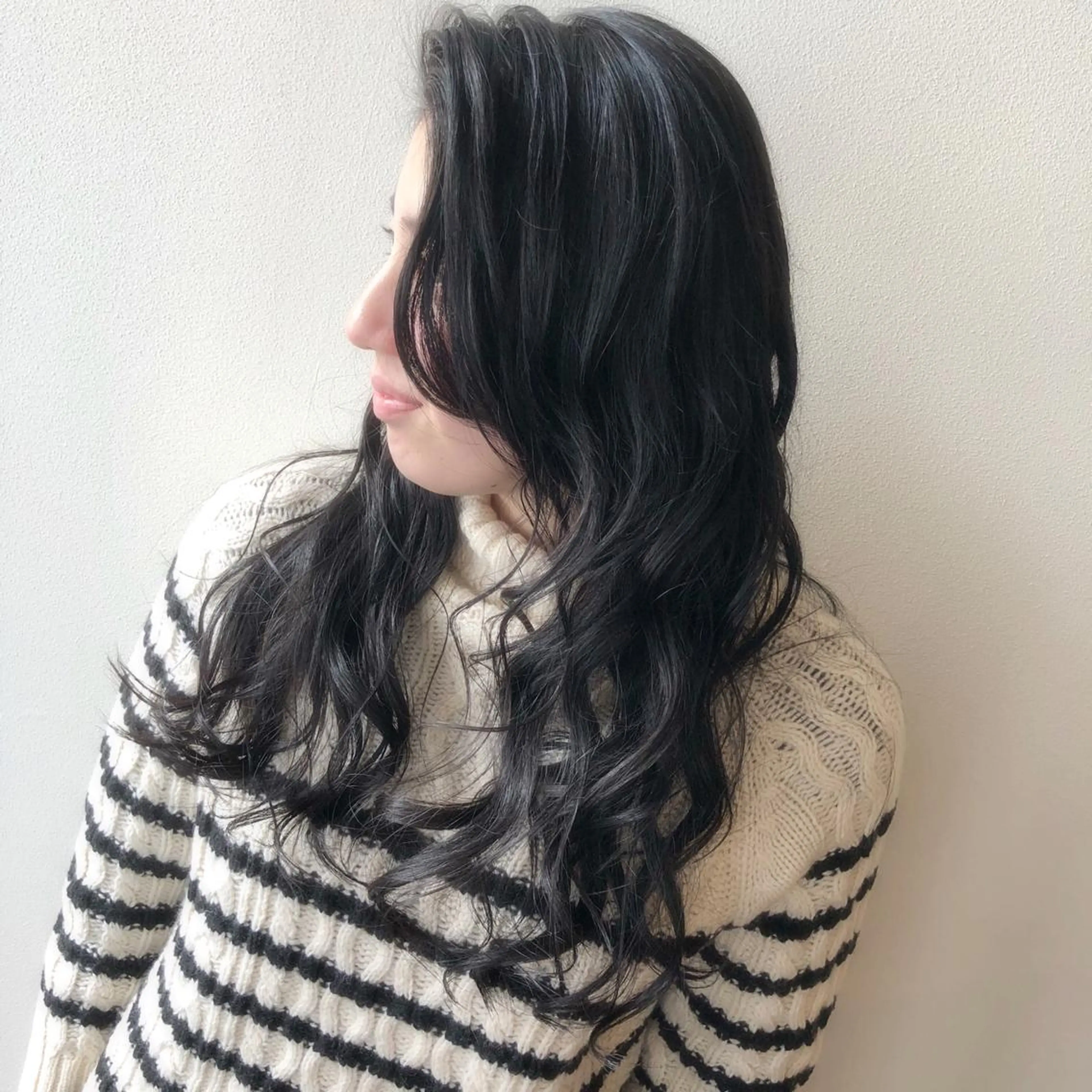 ロング カラー ブルーカラー ブルージュ 似合わせカット カット ヘアカラー トリートメント Tiger  Lily所属・江藤 星史のヘアスタイル