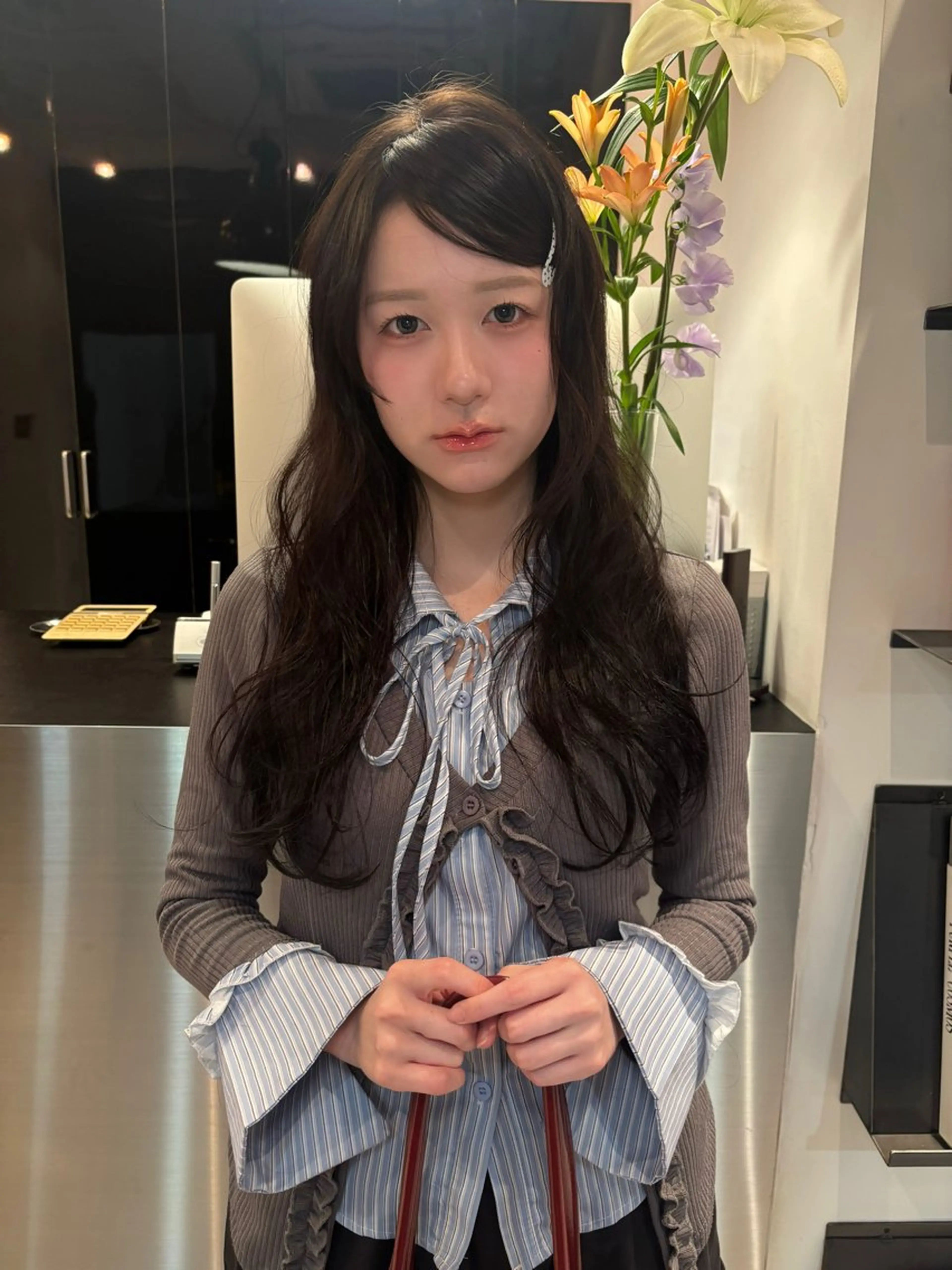 ロング カラー riria/ボブ /透明感カラー🎀のヘアスタイル