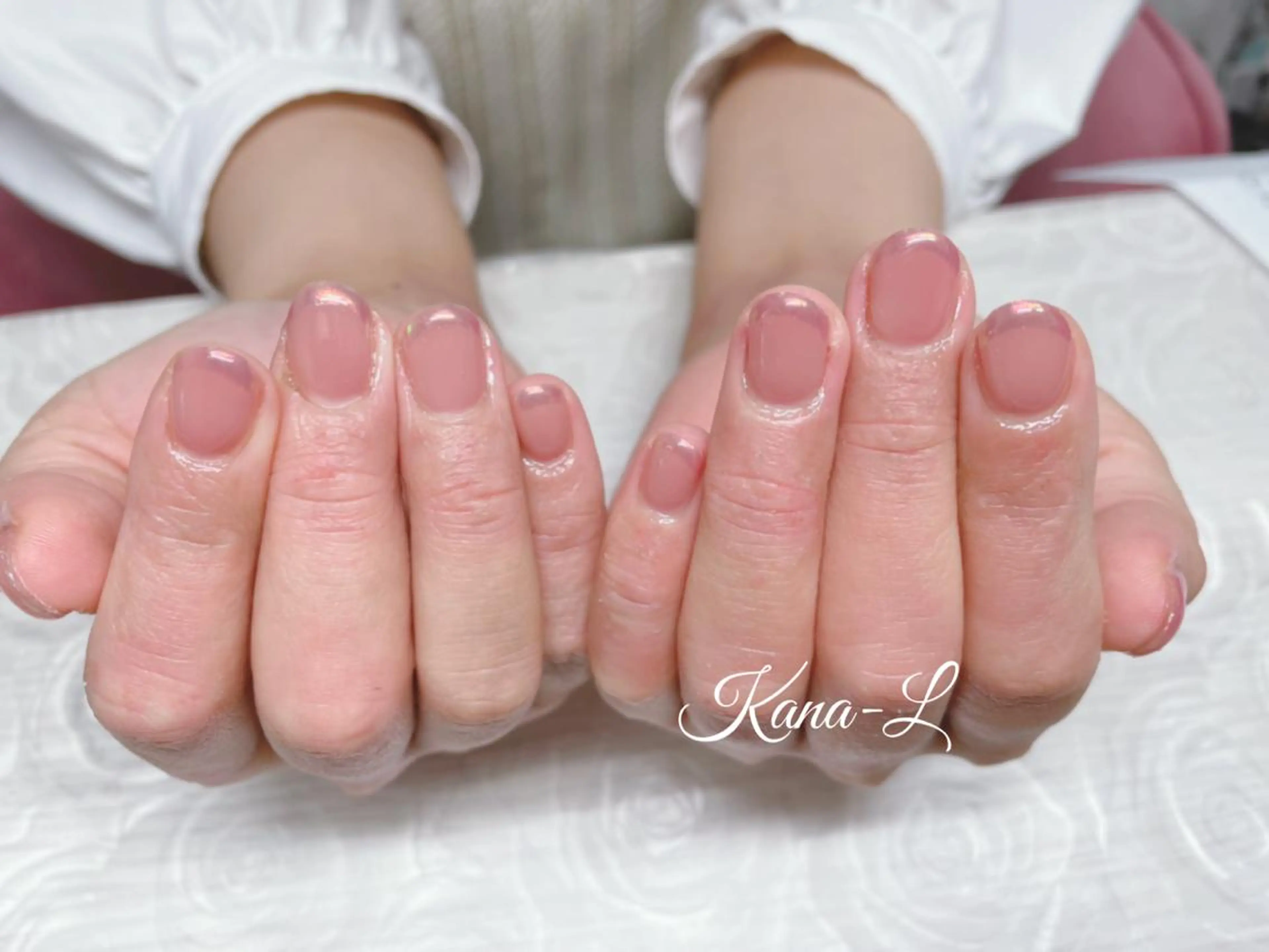 カラー ネイル オーロラネイル フレンチネイル 韓国ネイル 芦辺 香奈のネイルデザイン