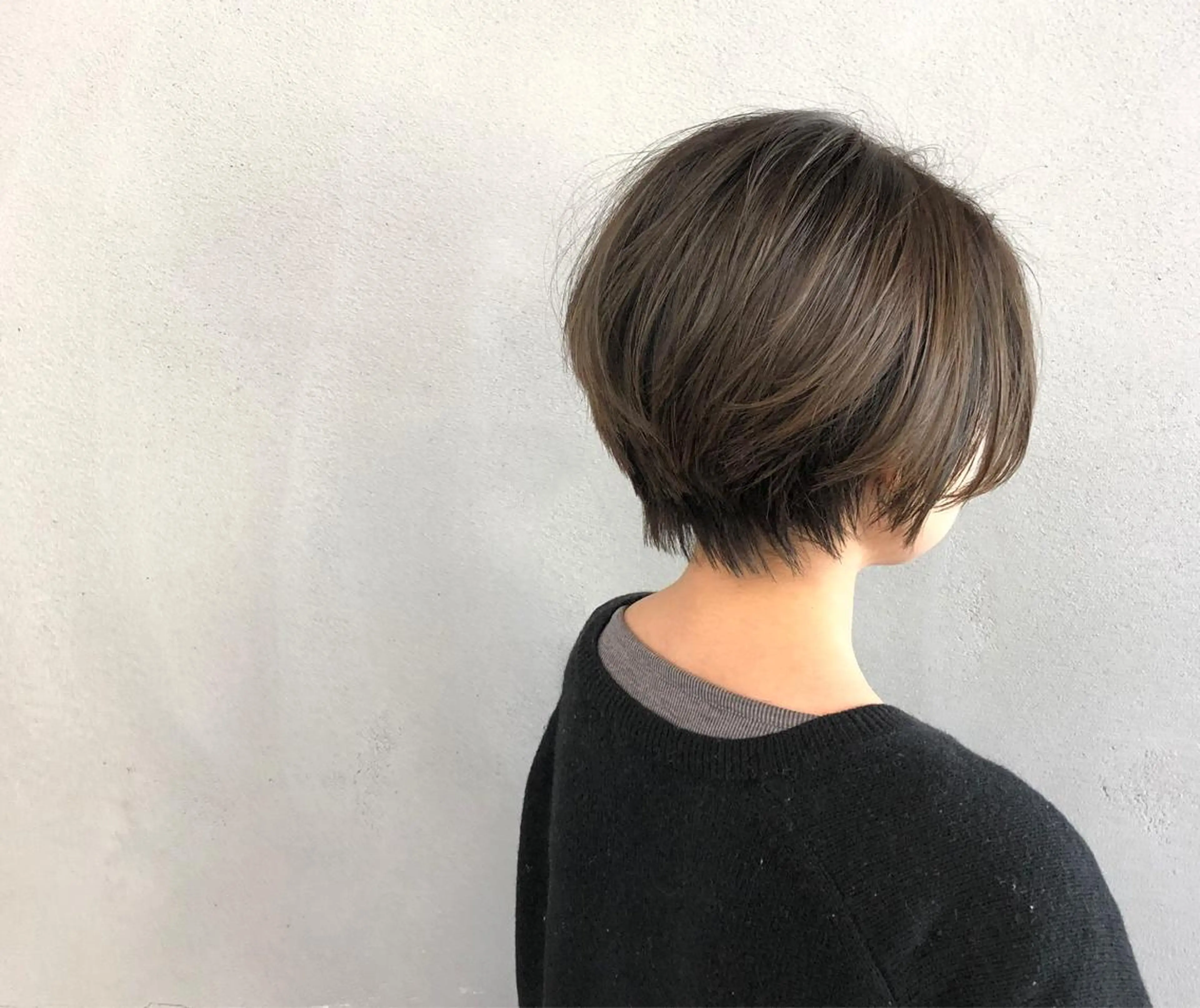 ショート カラー ショートヘア カット ヘアカラー トリートメント ボブ/ショート/ 白髪染め/メンズ葛西のヘアスタイル