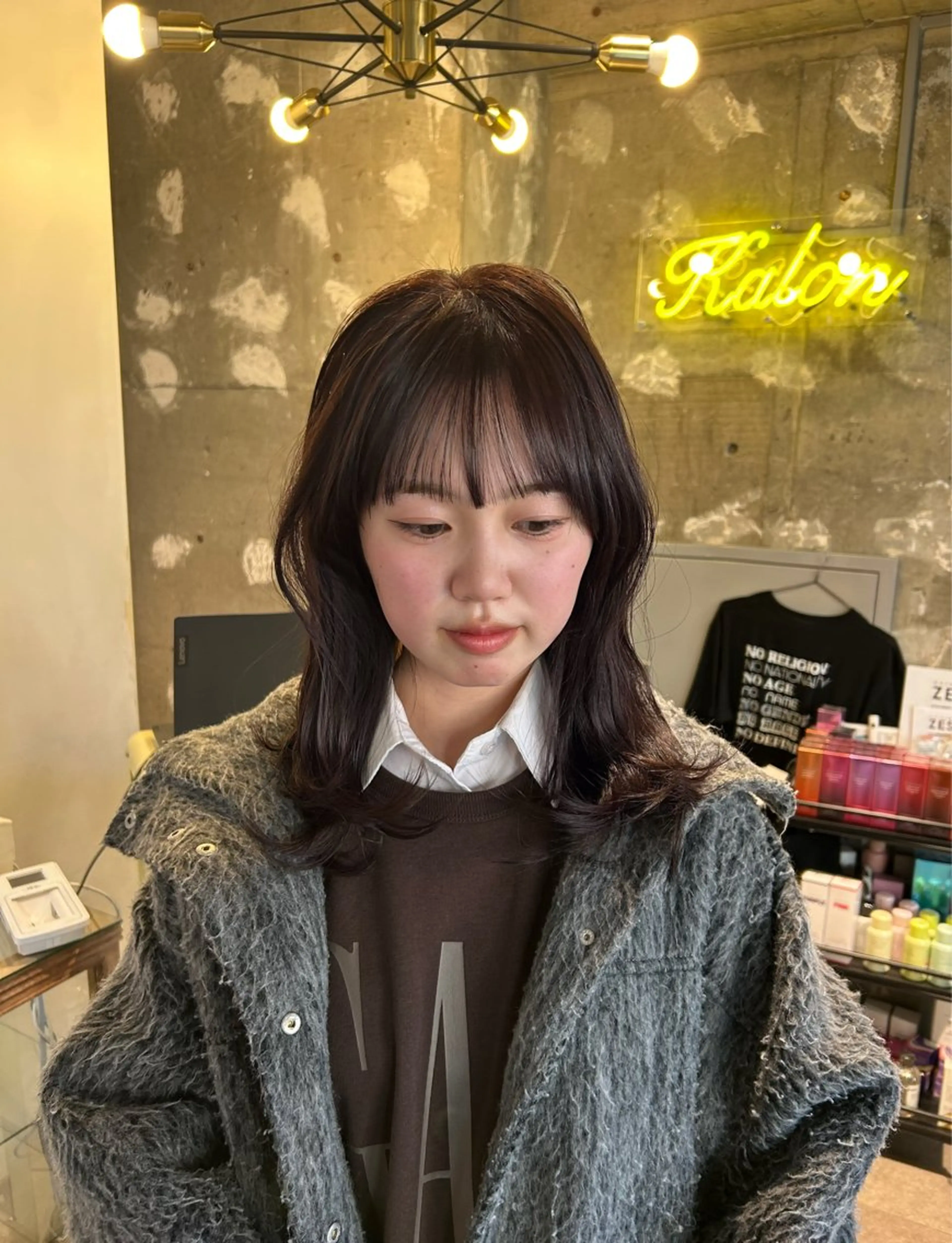 セミロング ano @anomukuiのヘアスタイル