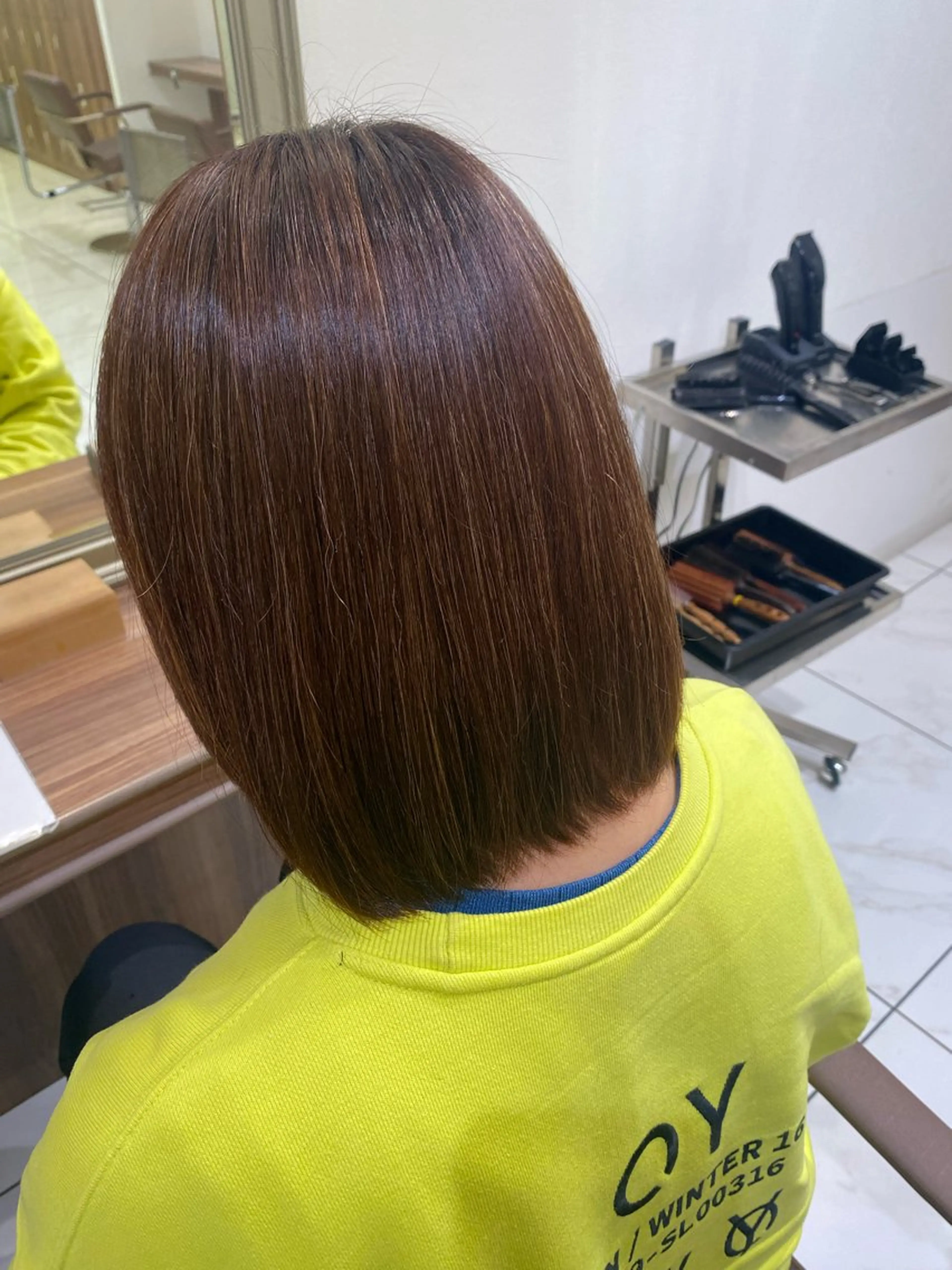 ミディアム カラー ヘアカラー Ash桜新町 きあらのヘアスタイル