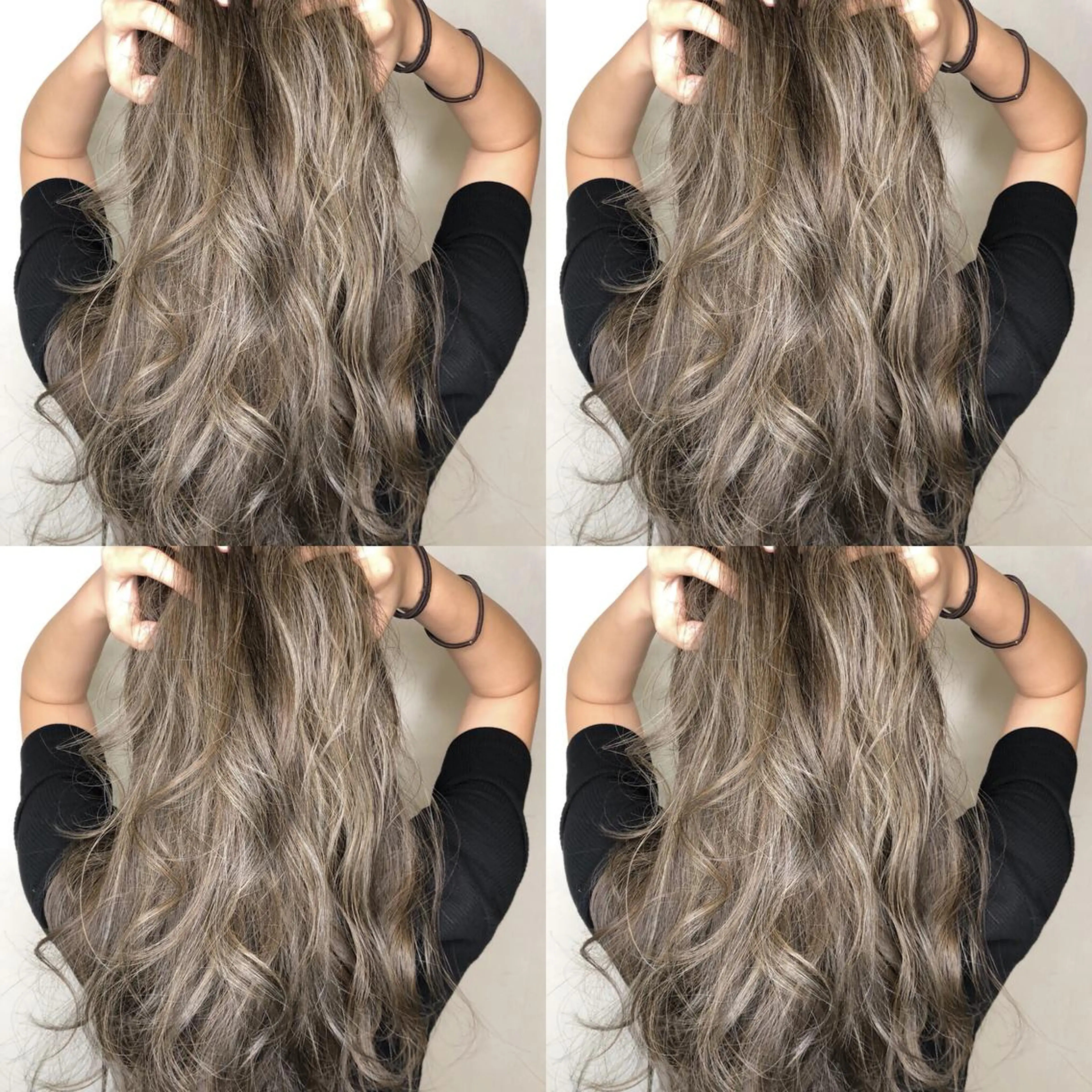 ミディアム カラー グレージュ ハイライトカラー ハイライト トリートメント JILBLAN京都 ショート/ハイライトのヘアスタイル