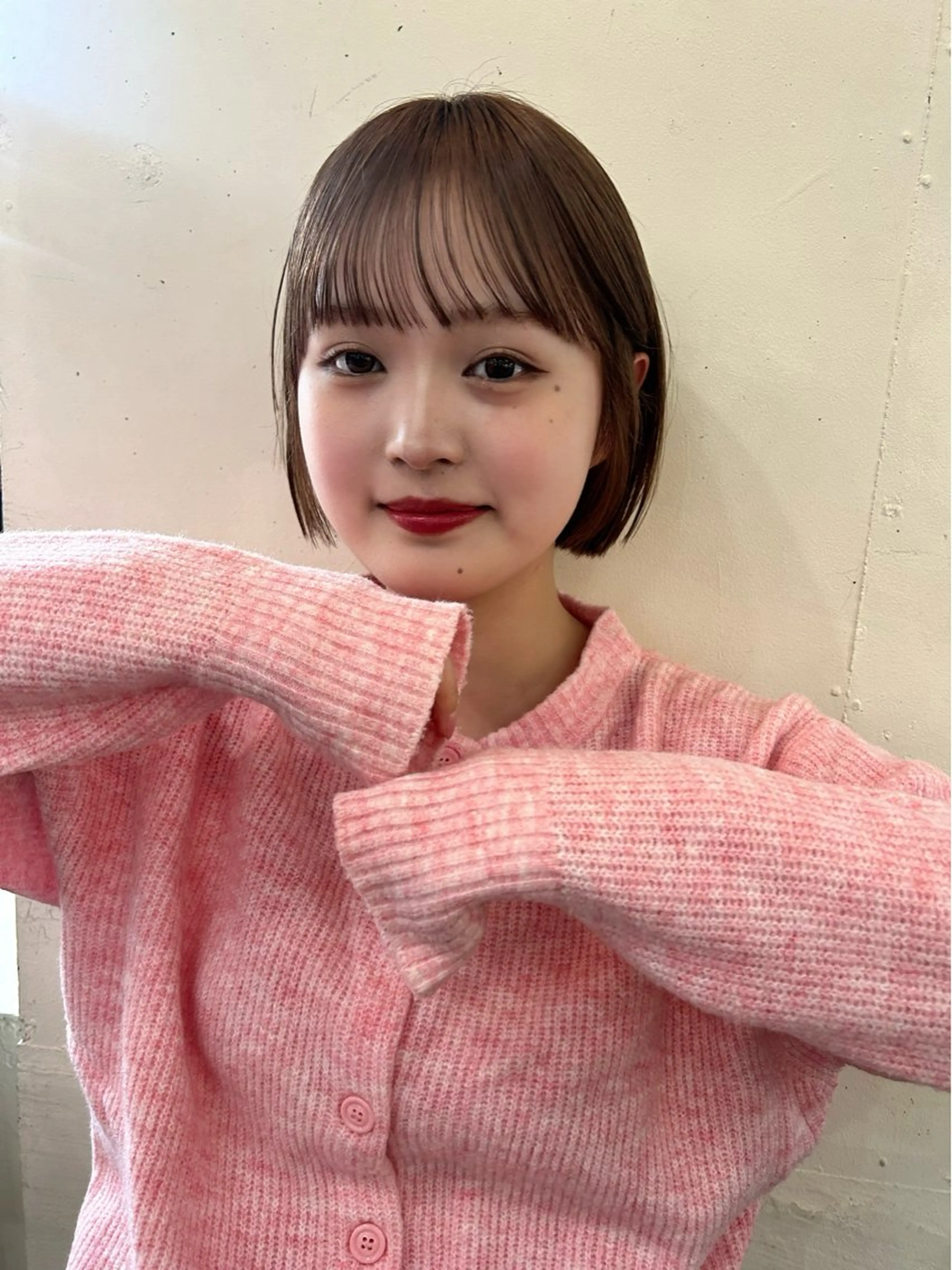 ショート ボブ カット ヘアカラー トリートメント 顔周り/レイヤー/ 透明感/あやか💕のヘアスタイル