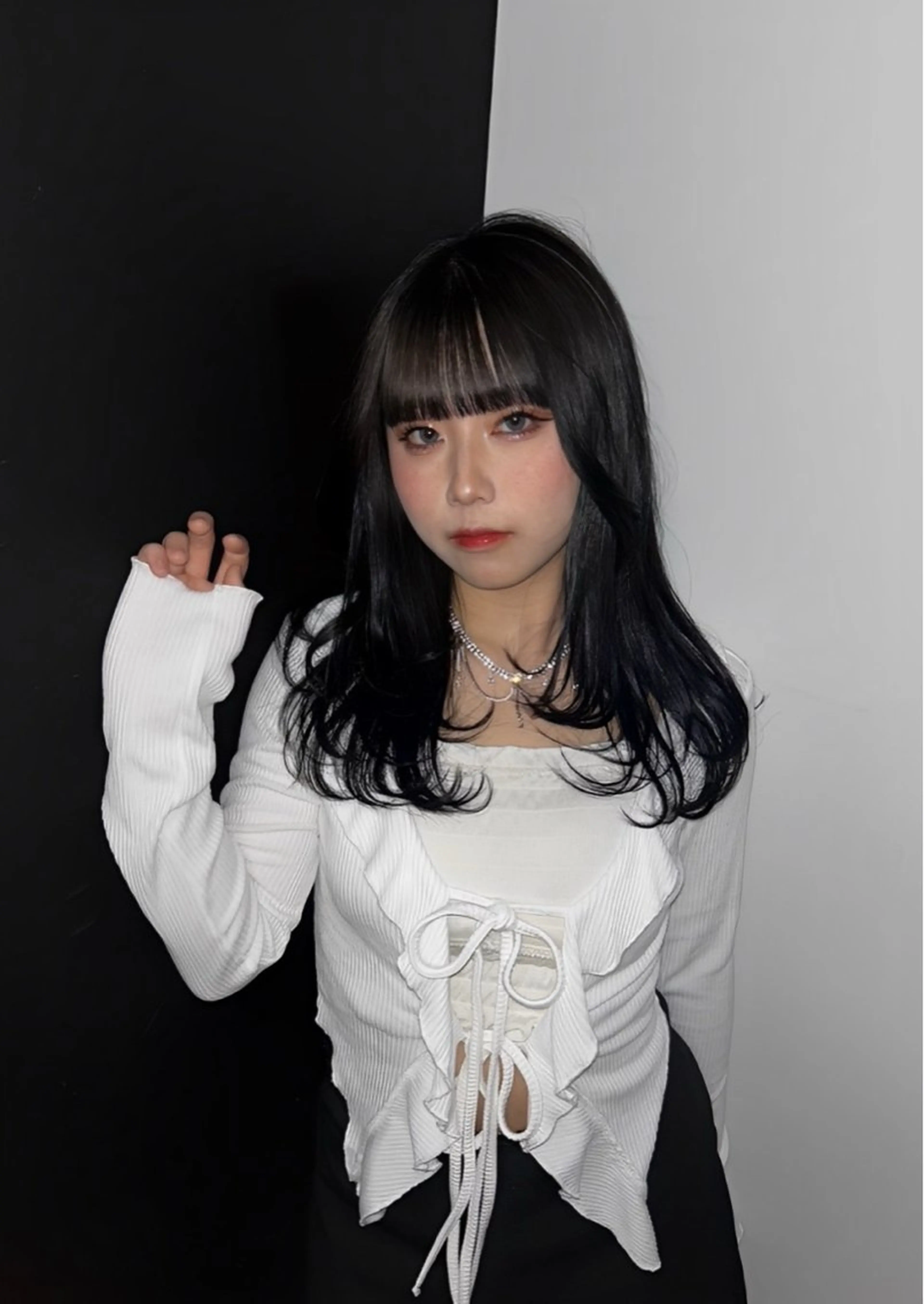 ロング カラー 透明感カラー レイヤーカット GEM/名駅 wakanaのヘアスタイル