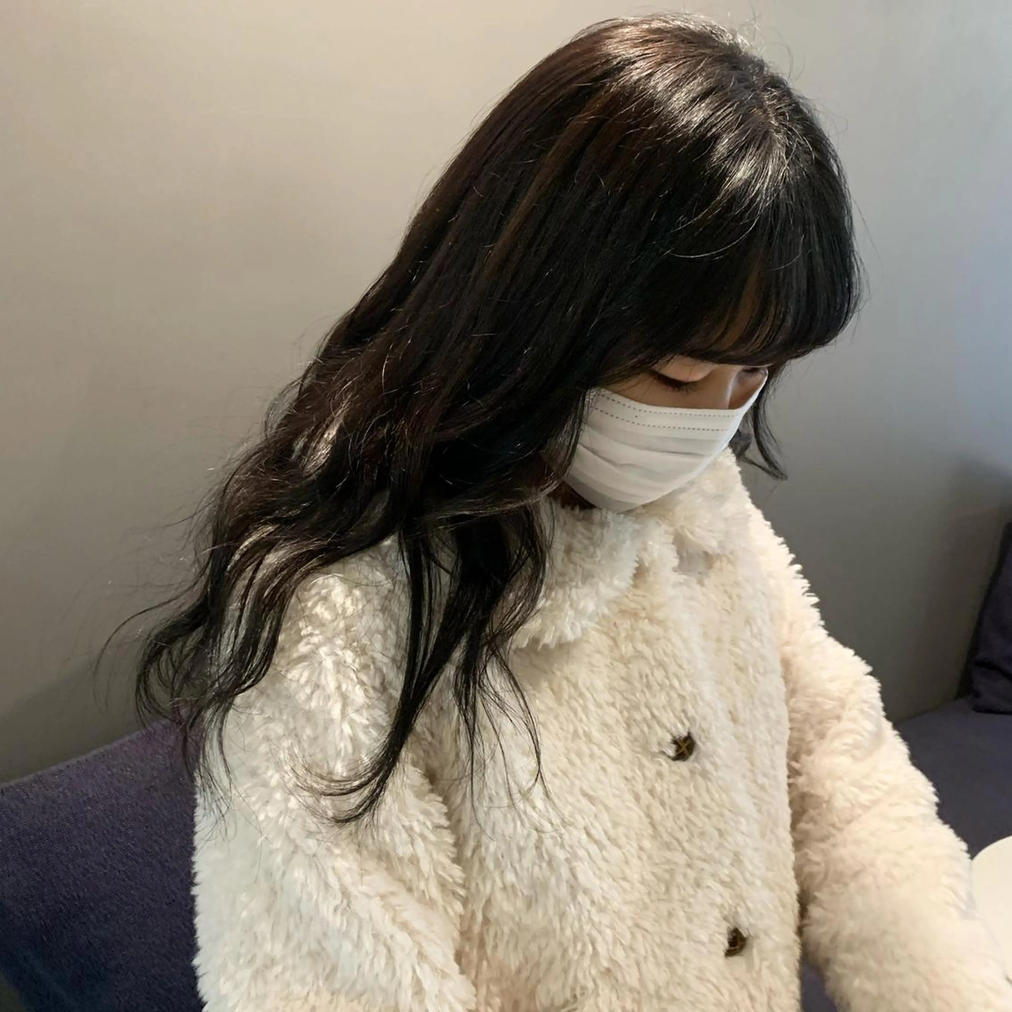 ロング カラー NERO 眞下秋歩のヘアスタイル