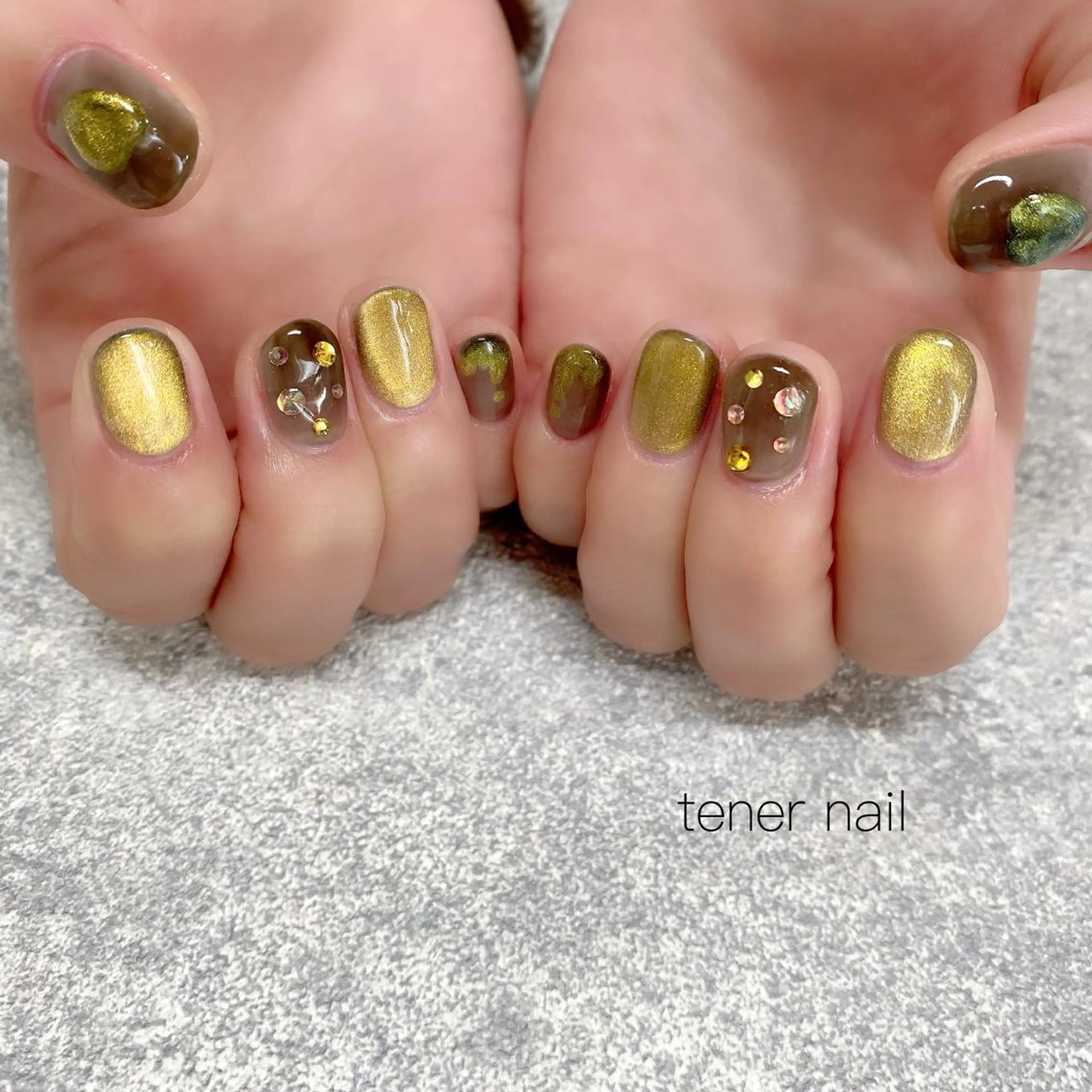 ネイル 黄色 tener  nail  テネルネイル所属・テネルネイル tener nailのネイルデザイン