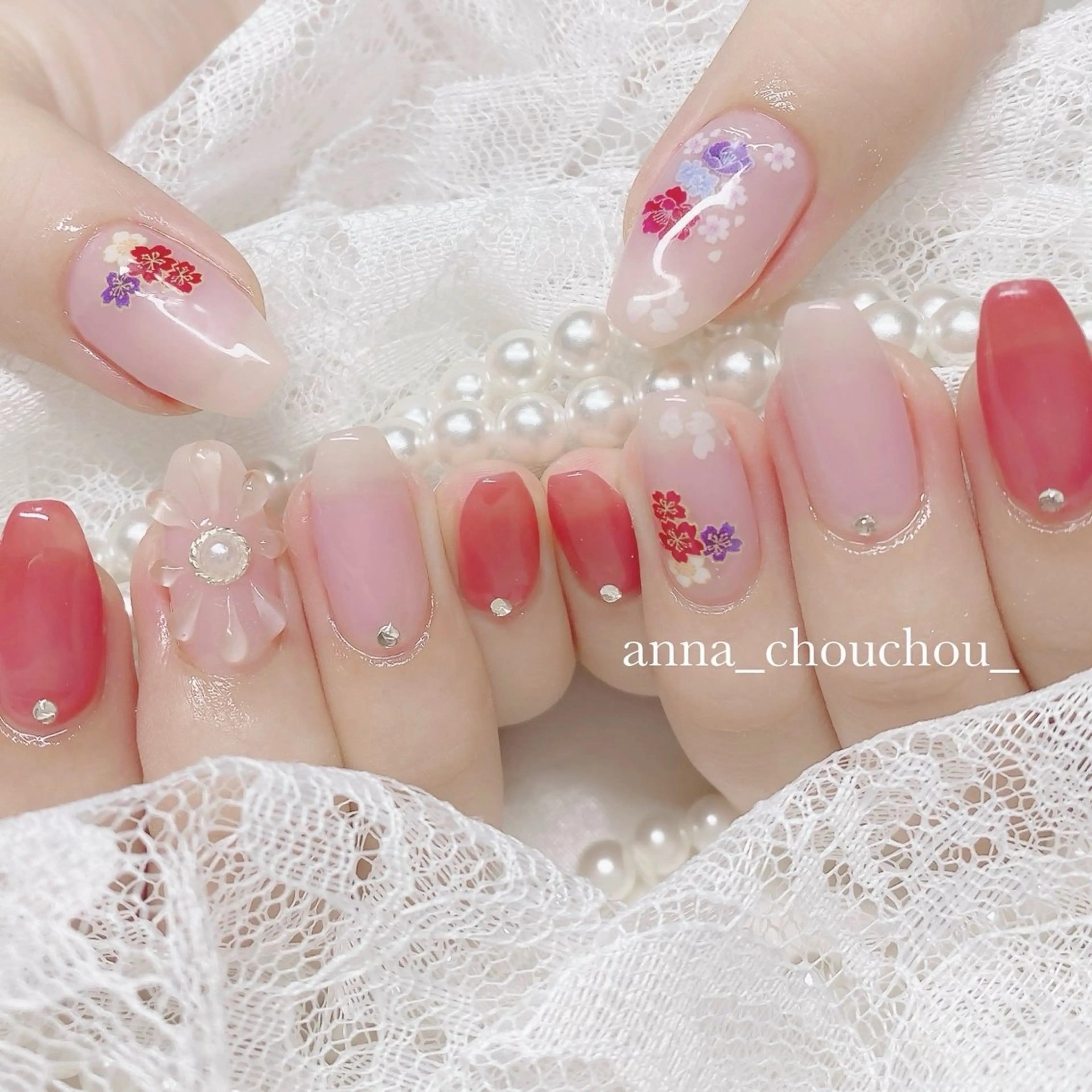 ネイル ハンドネイル Anna Sano⭐️のネイルデザイン