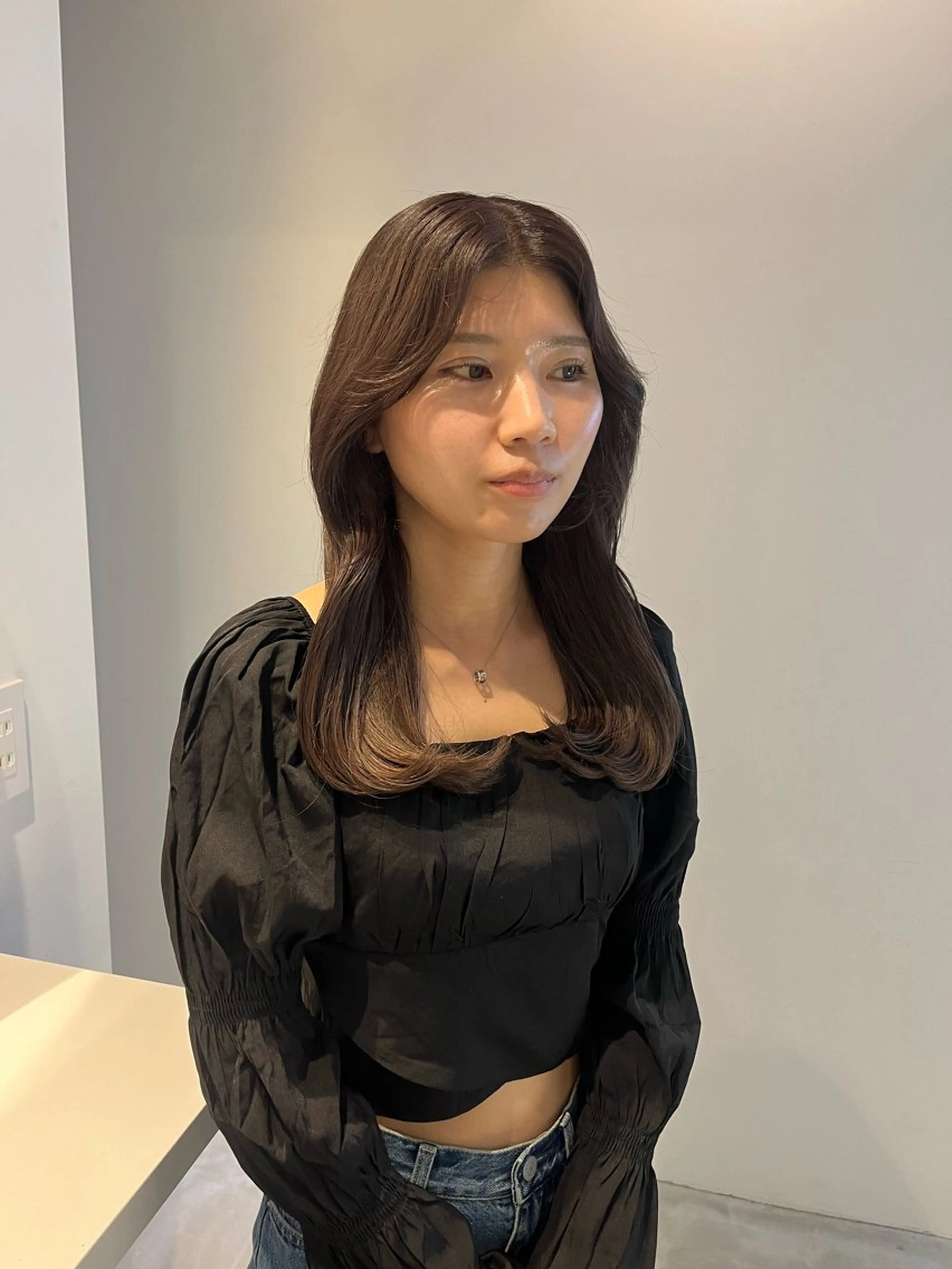 セミロング ALLYS 渋谷店所属・最高級の艶のある カラーmei🎨のヘアスタイル