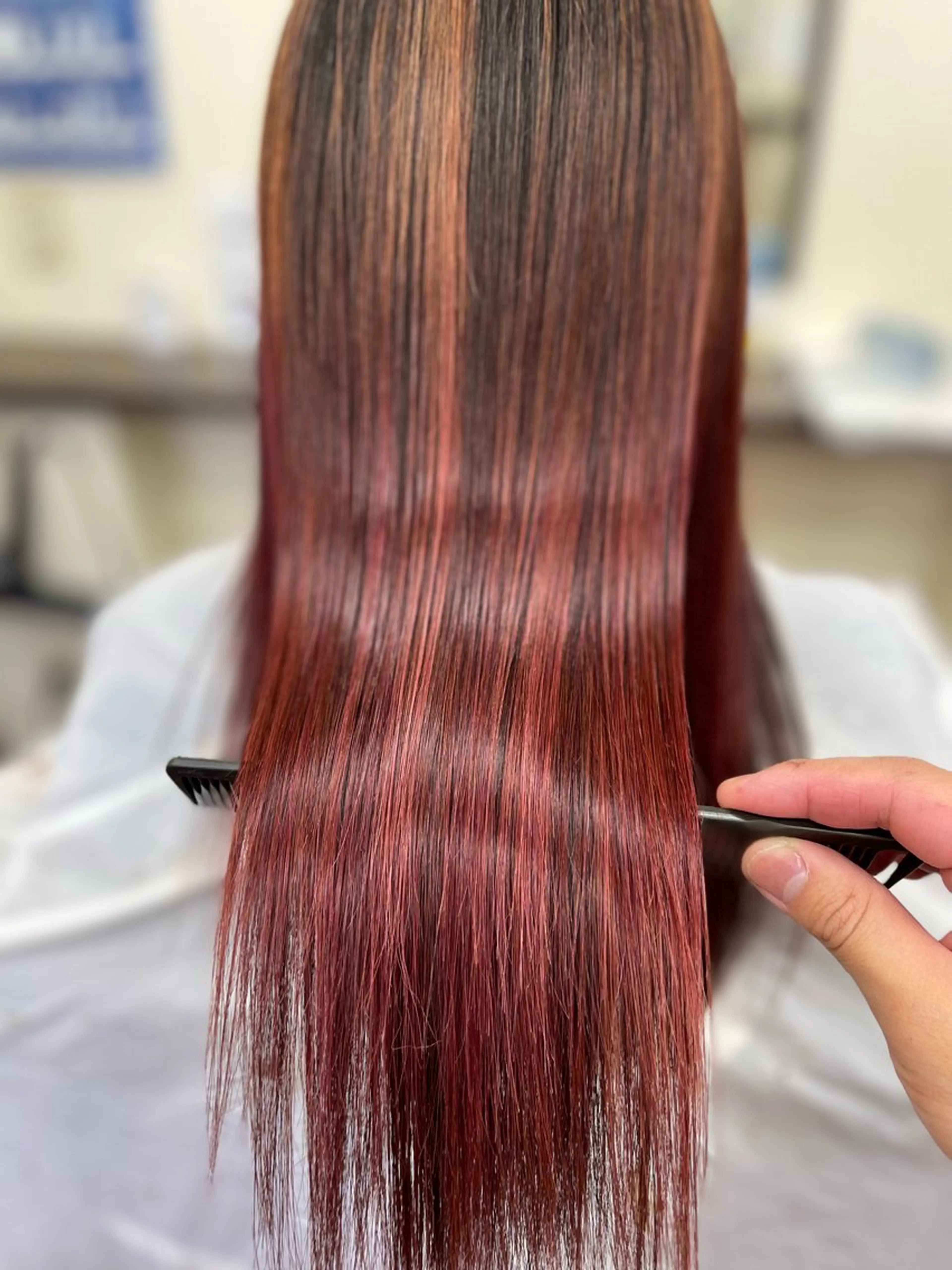 ミディアム ヘアカラー トリートメント 田中 就のヘアスタイル