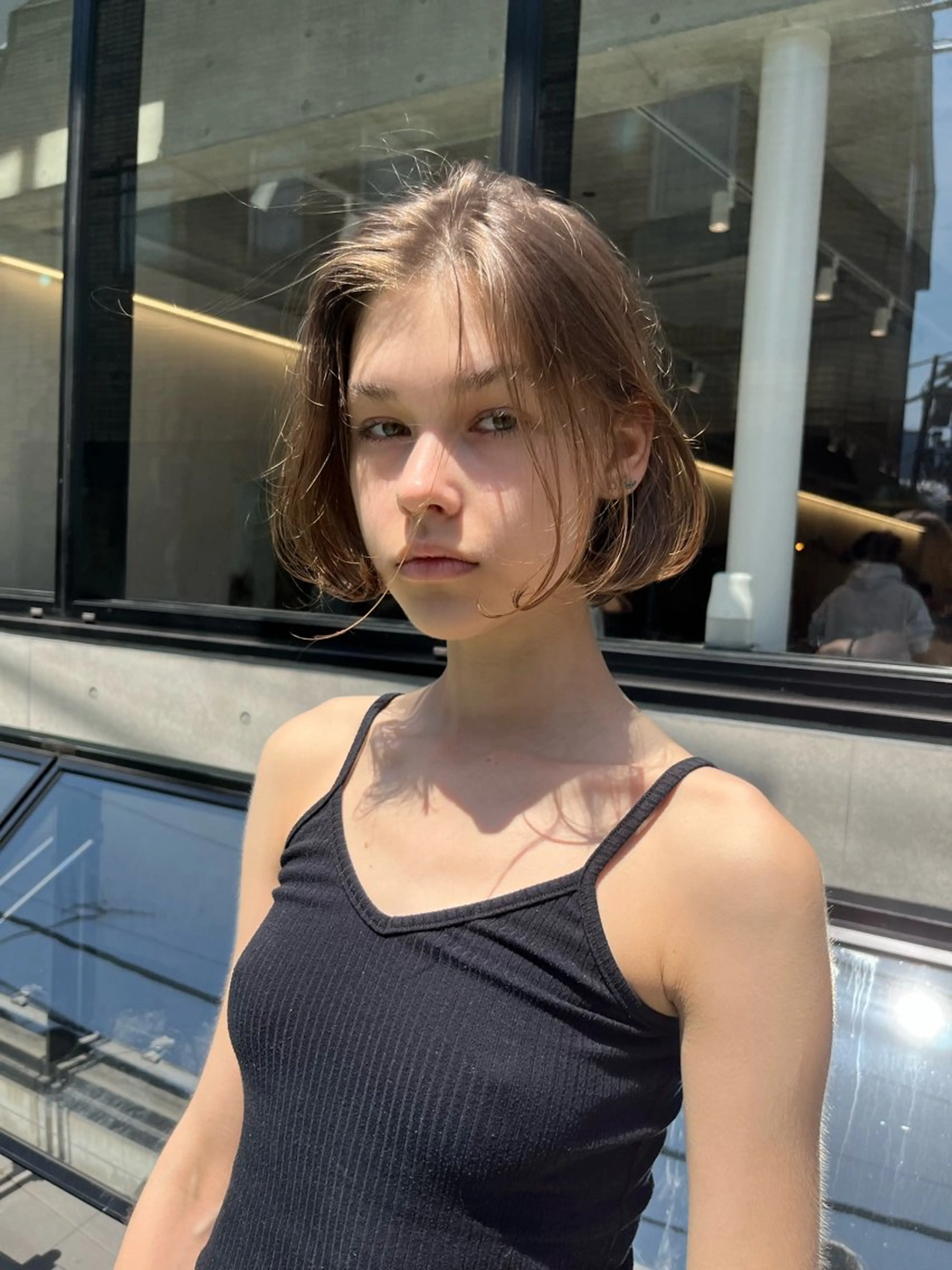 ミディアム カット お悩み解決パーマ hana🩰のヘアスタイル