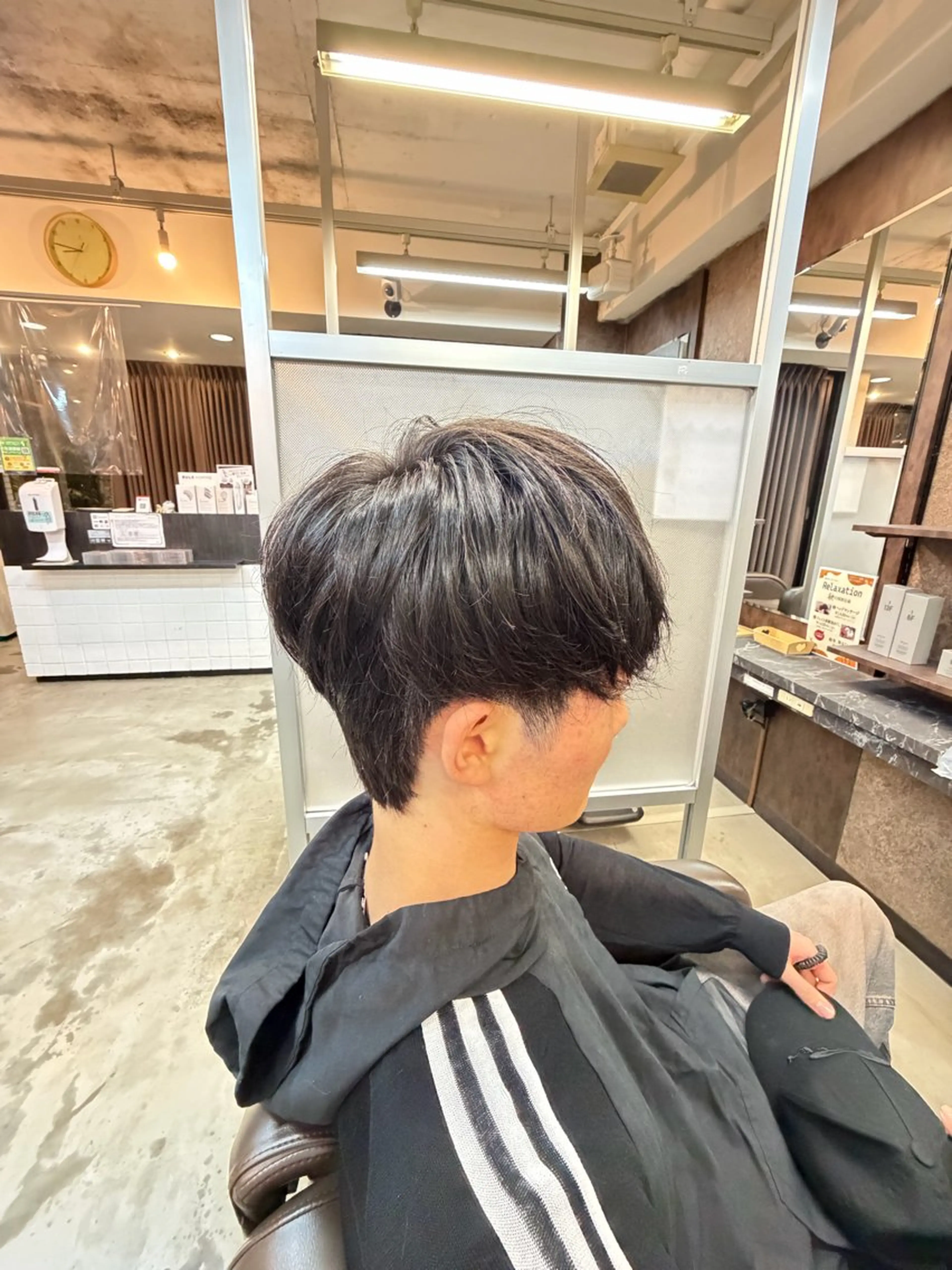 ミディアム メンズ メンズパーマ特化 カバヤマ　リョウのヘアスタイル