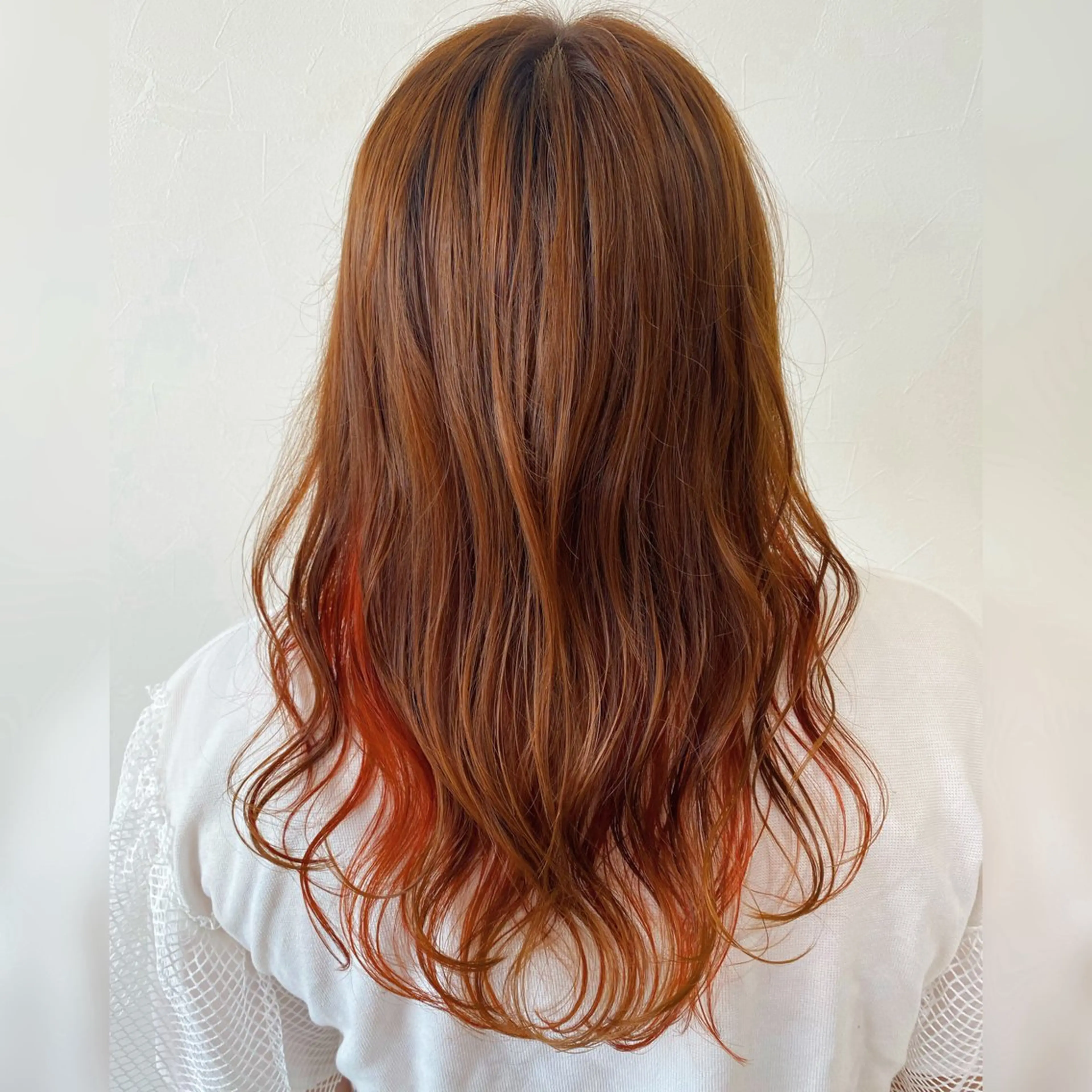 ロング カット ヘアカラー お子様と美容室🧸 HidamaRi絢菜のヘアスタイル