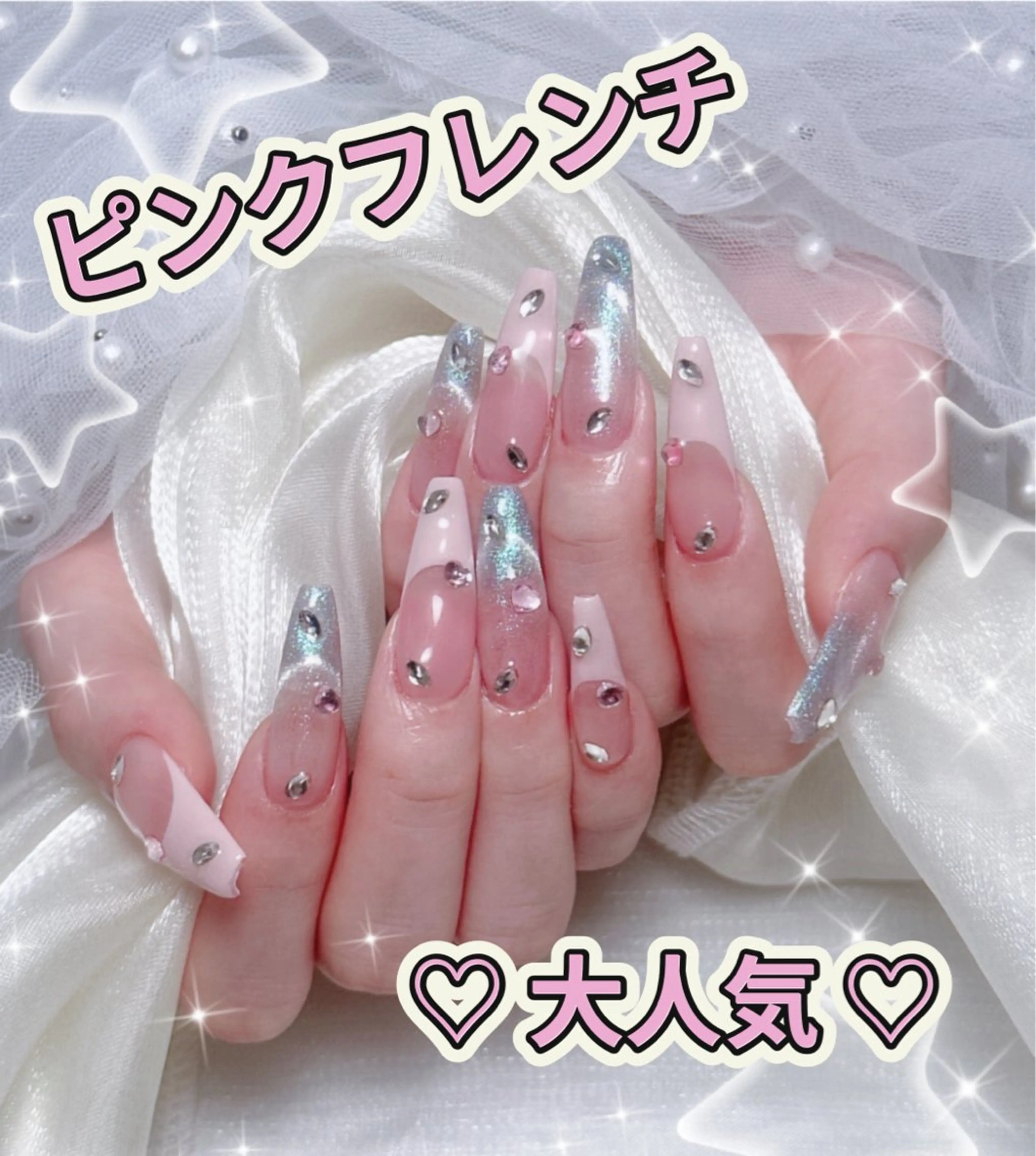 ネイル 🎀も ものネイルデザイン