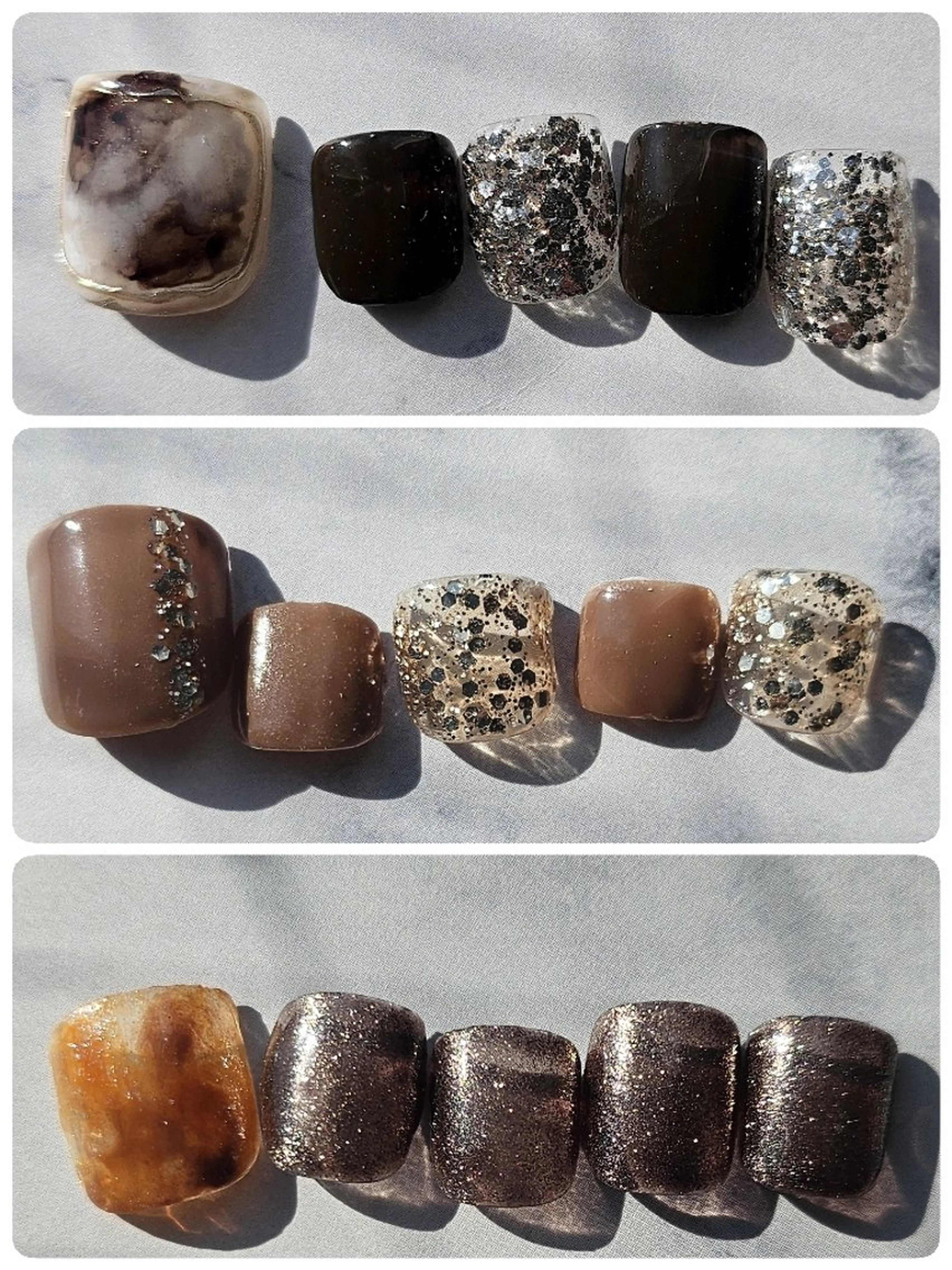 【オフなし】フットデザイン3種🐾の写真