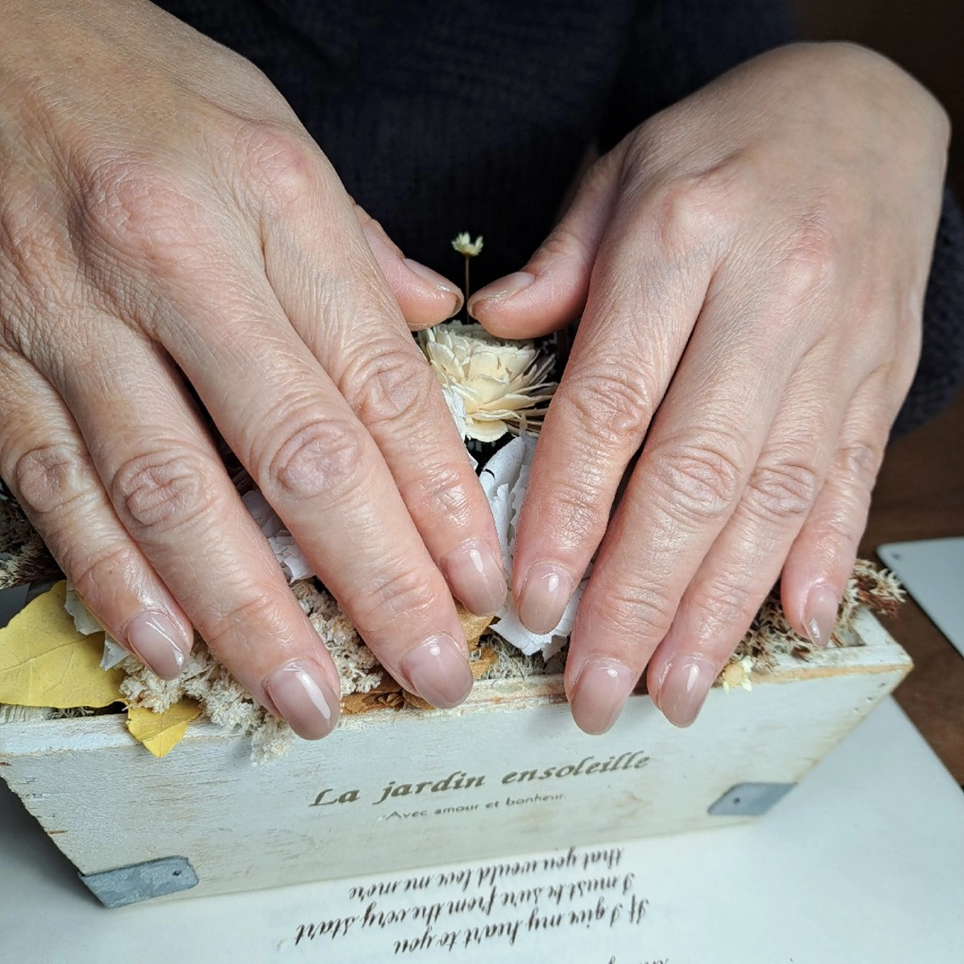 ネイル ブラウン HAYASHI  Nのネイルデザイン