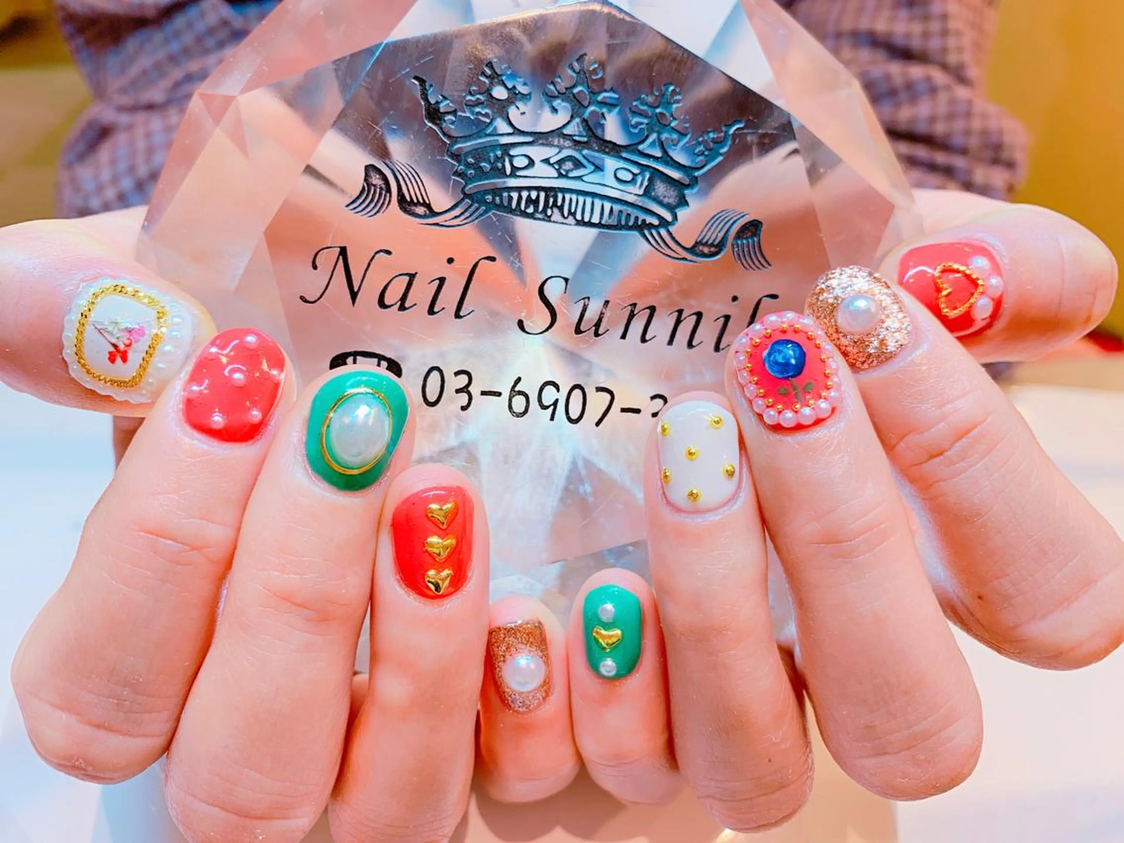 ネイル 長さだし専門店 M2 rikaのネイルデザイン