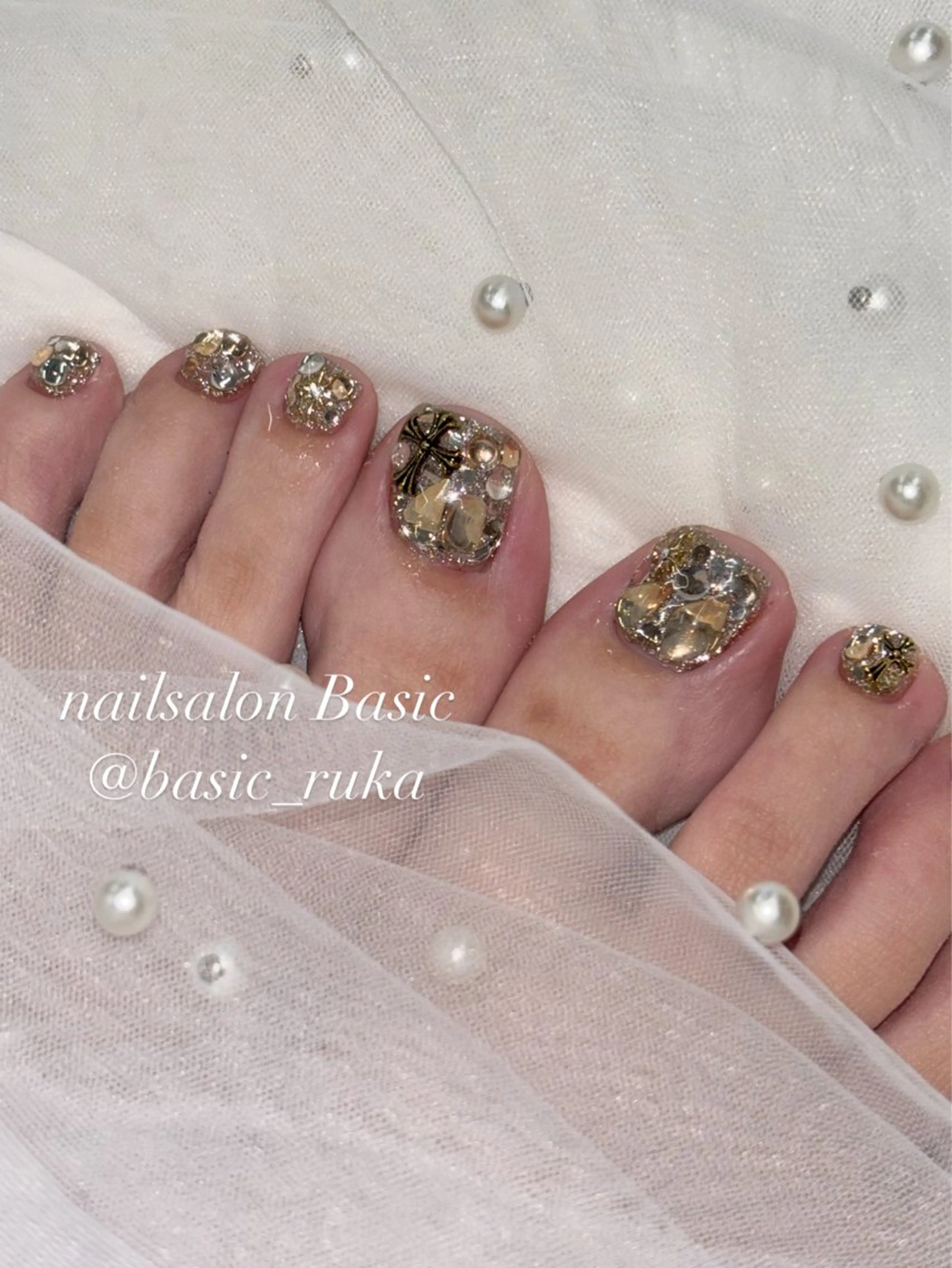 ネイル フットネイル Basic本厚木店 Ruka♛のネイルデザイン