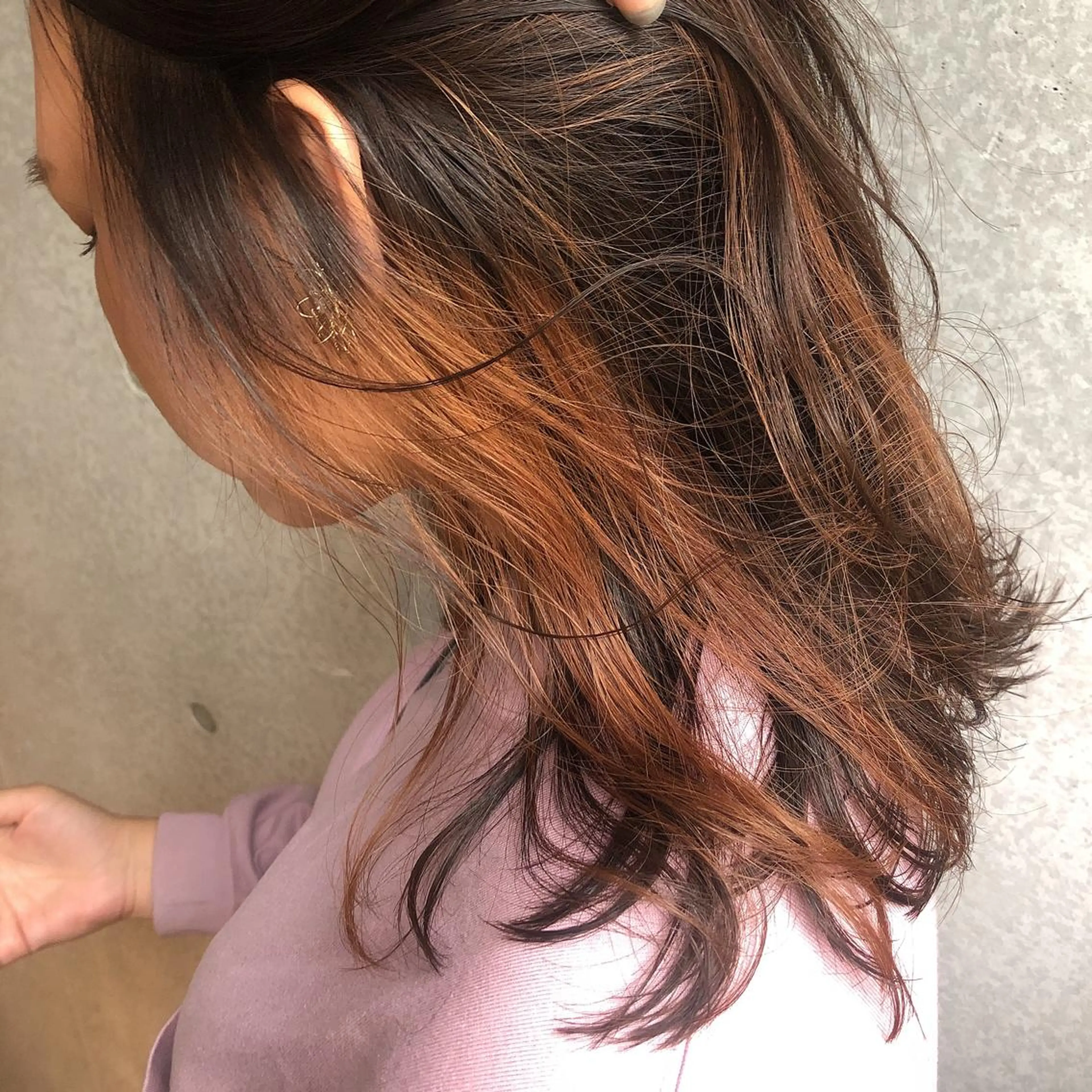 ミディアム カラー 🤎ベージュカラー 🐶メンズパーマのヘアスタイル