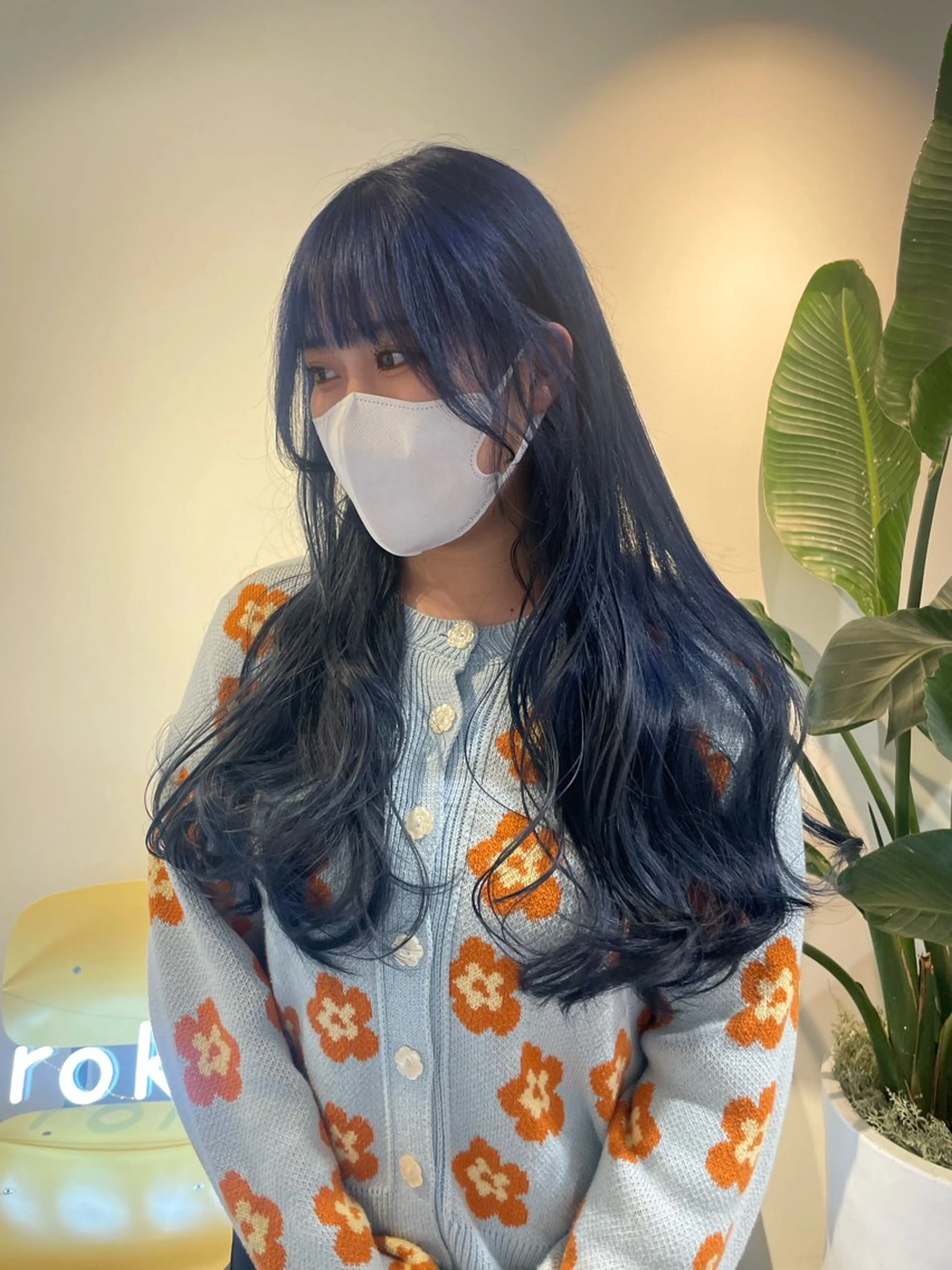 ロング カラー ヘアカラー 若月 あやかのヘアスタイル