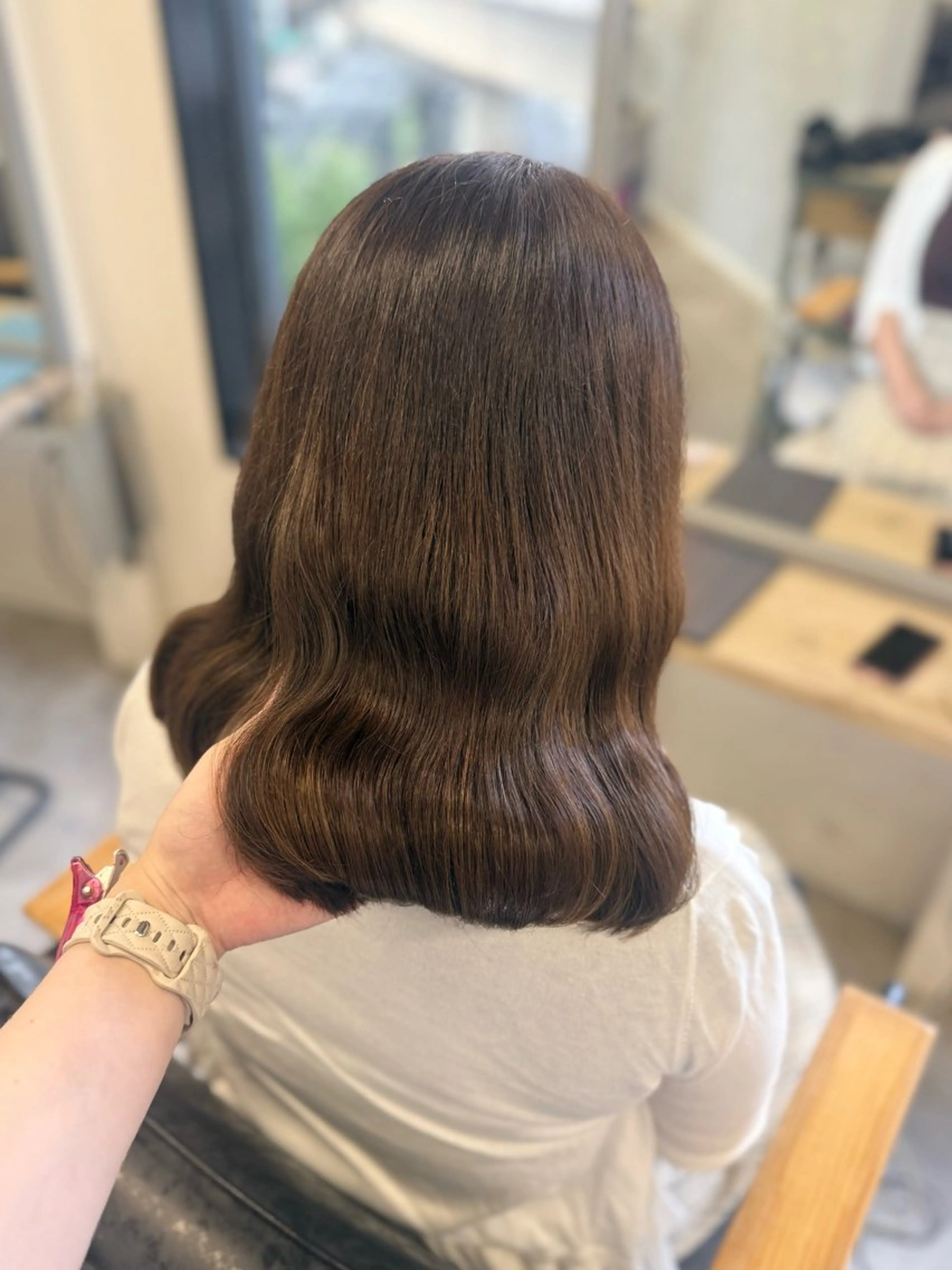 ロング カラー ヘアアレンジ カット ヘアカラー トリートメント himawari♡ 柔らかいカラーのヘアスタイル