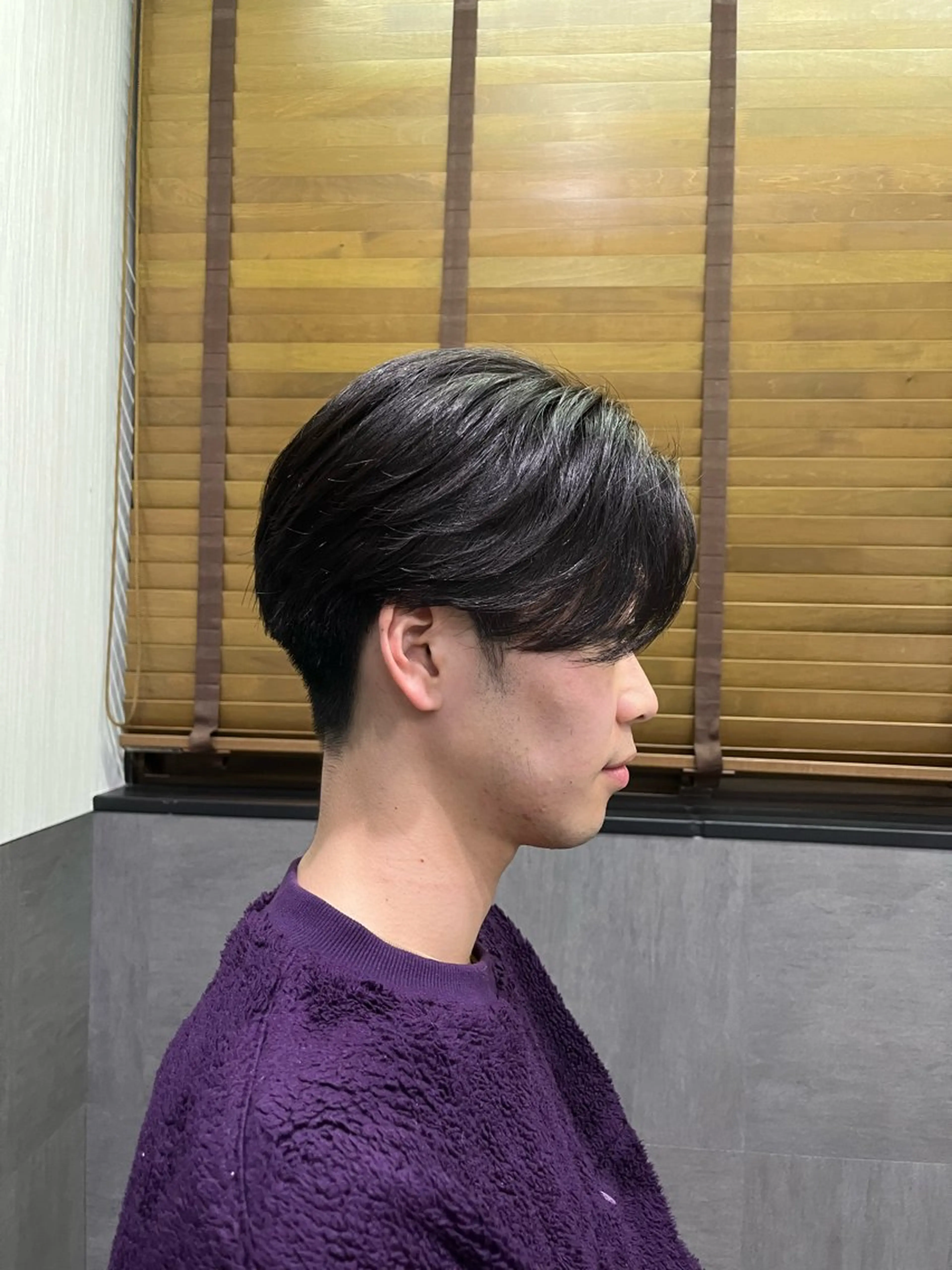 🇰🇷韓国風センターパート🇰🇷【メンズCut➕ダウンパーマ】の写真