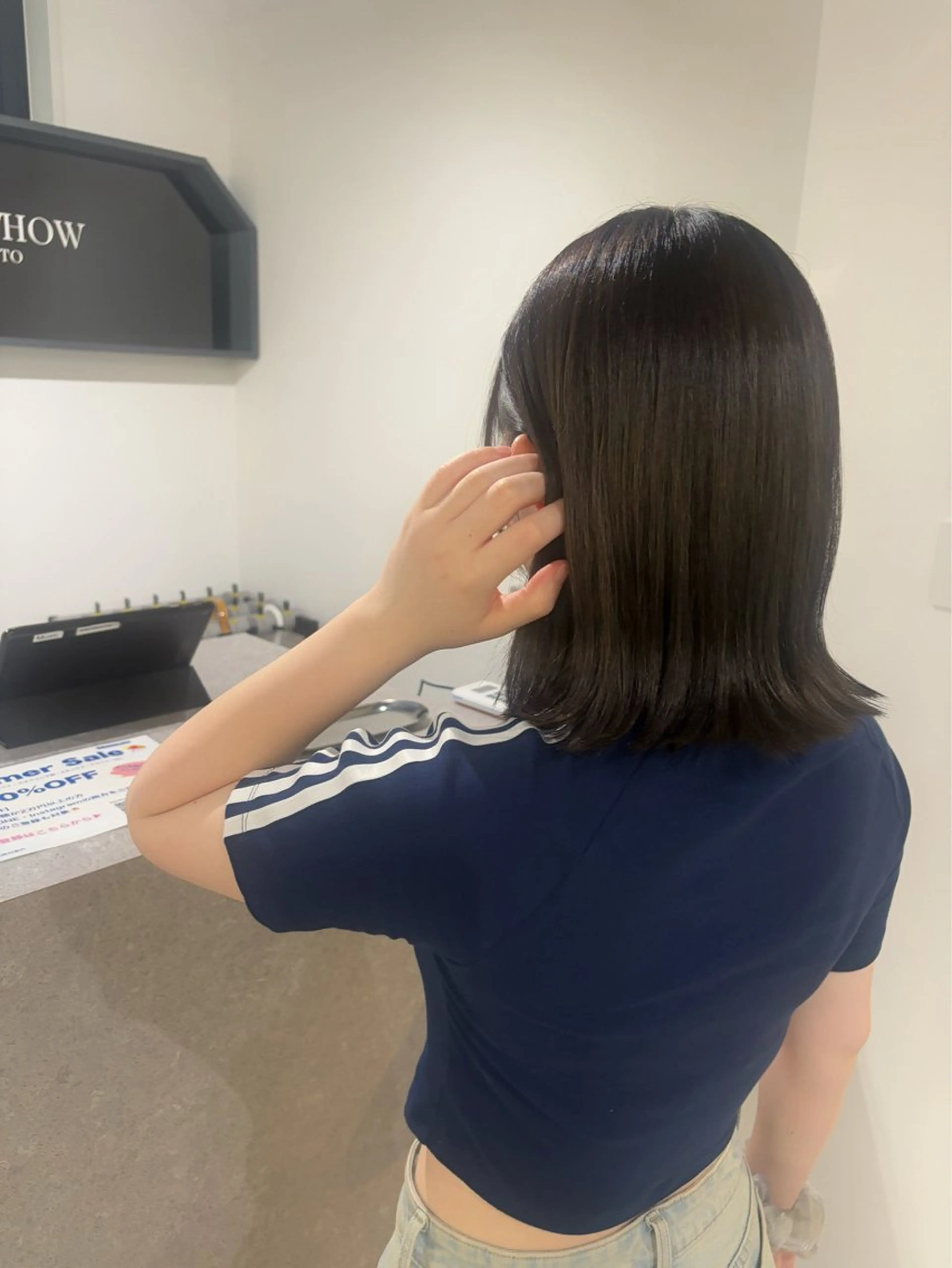 ミディアム チョコレートブラウン カラーモデル募集/ 小山栞のヘアスタイル