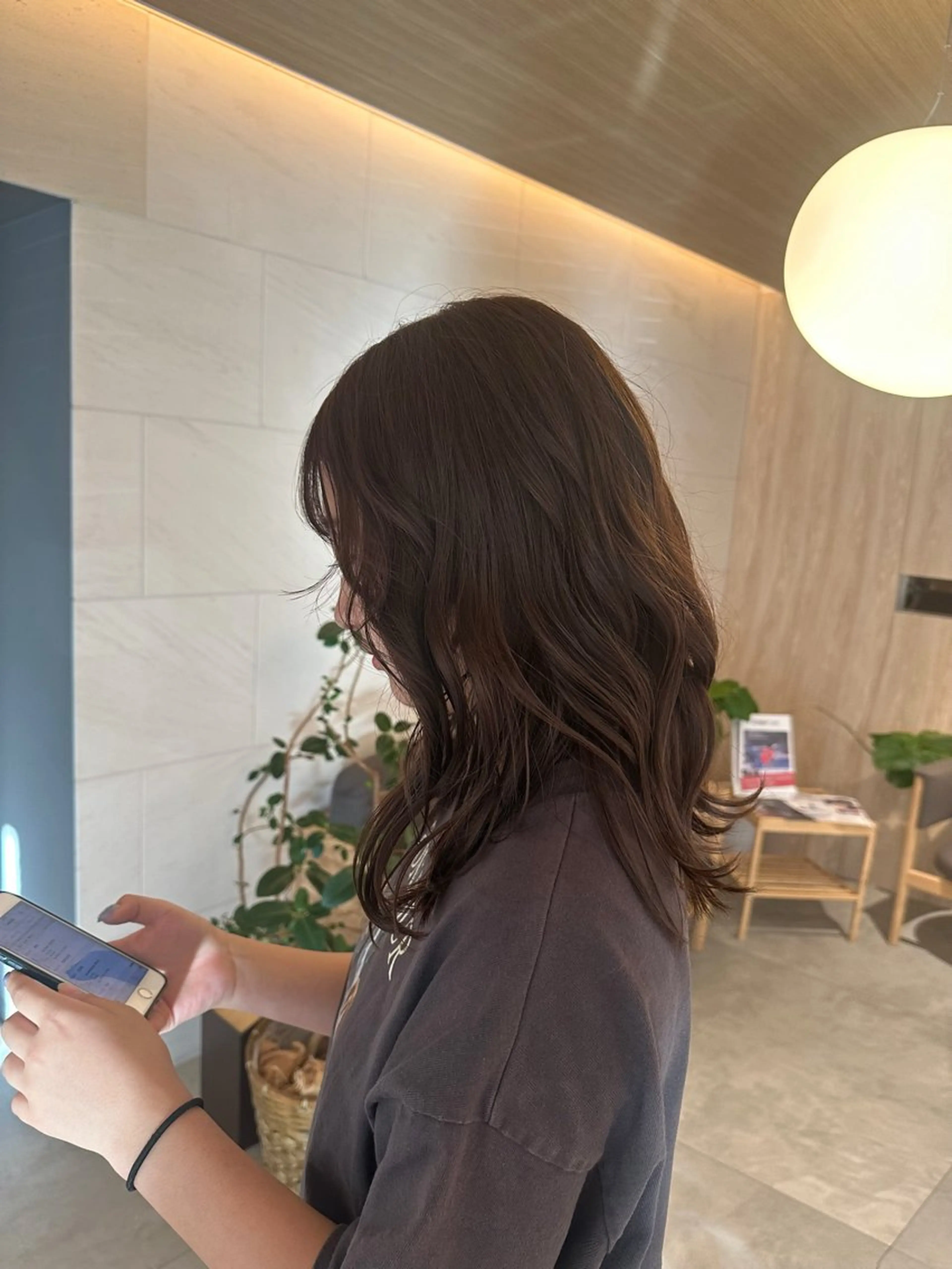 🫧うる艶ヘアカラー ＋ オージュアトリートメント(水分補給)🫧の写真