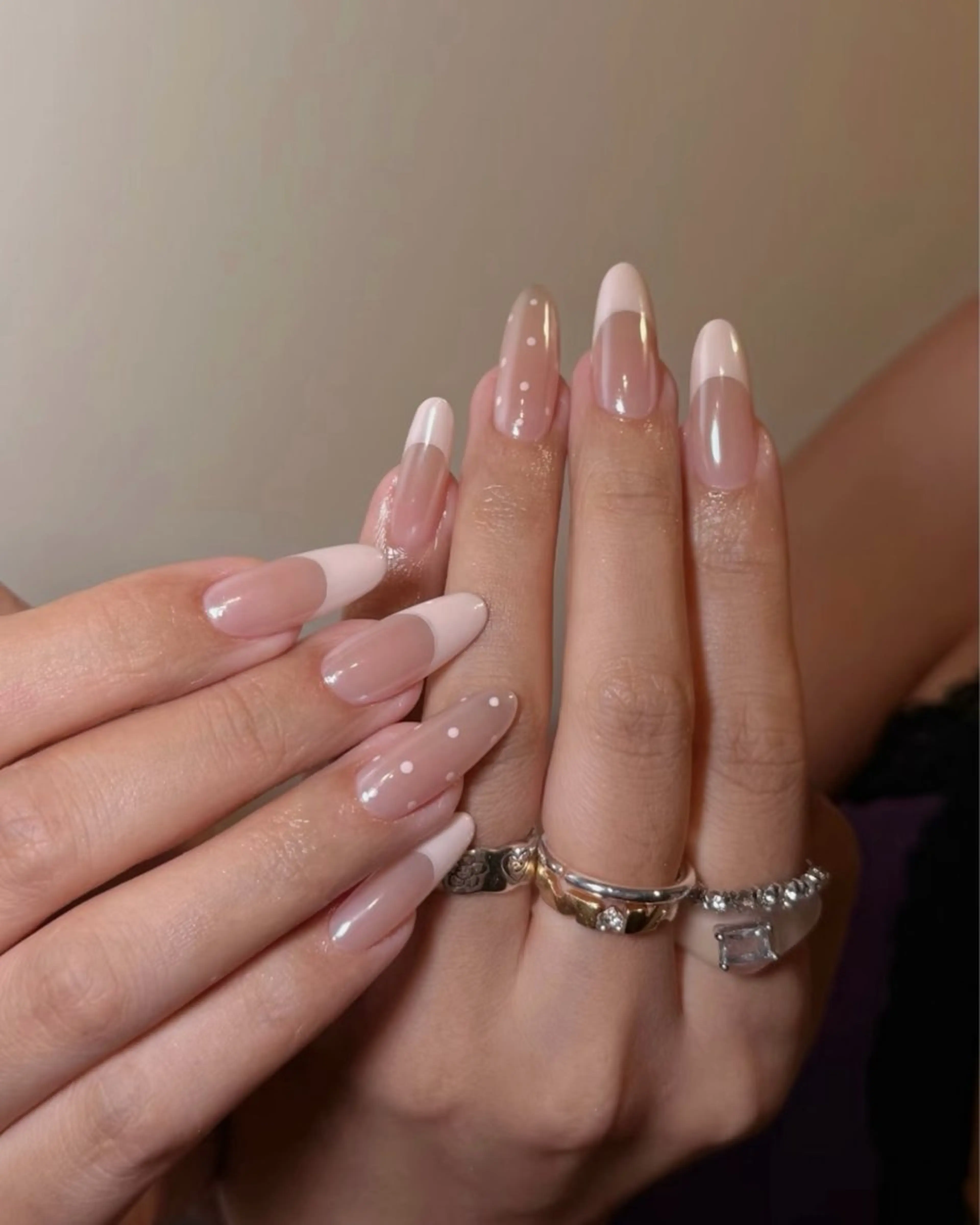 ネイル フレンチネイル ピンク LuLu Nail Salon 関内所属・LuLu nail Janeyのネイルデザイン