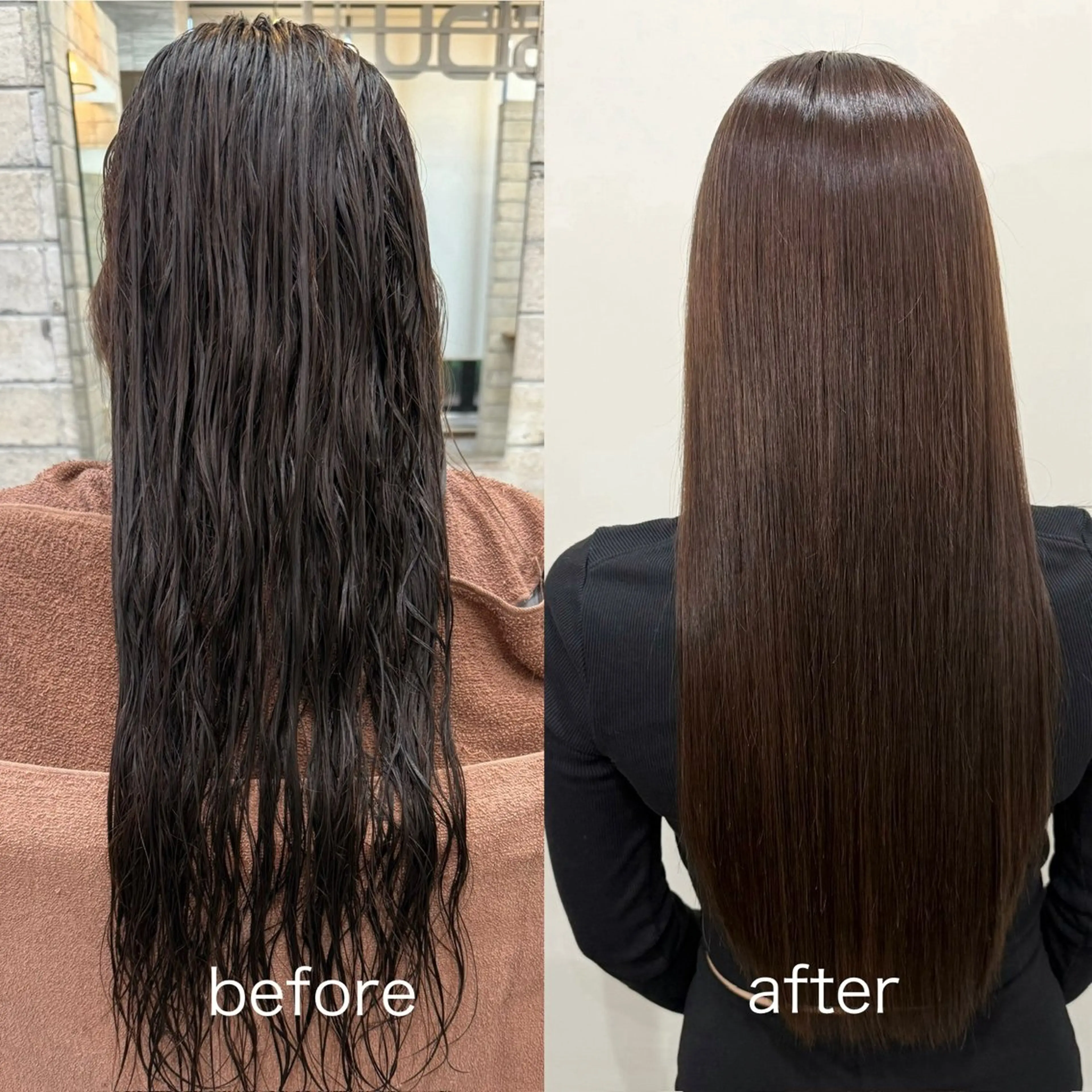 ロング パーマ 髪質改善 ストレートパーマ カット 縮毛矯正 店長 奈須 雄紀のヘアスタイル