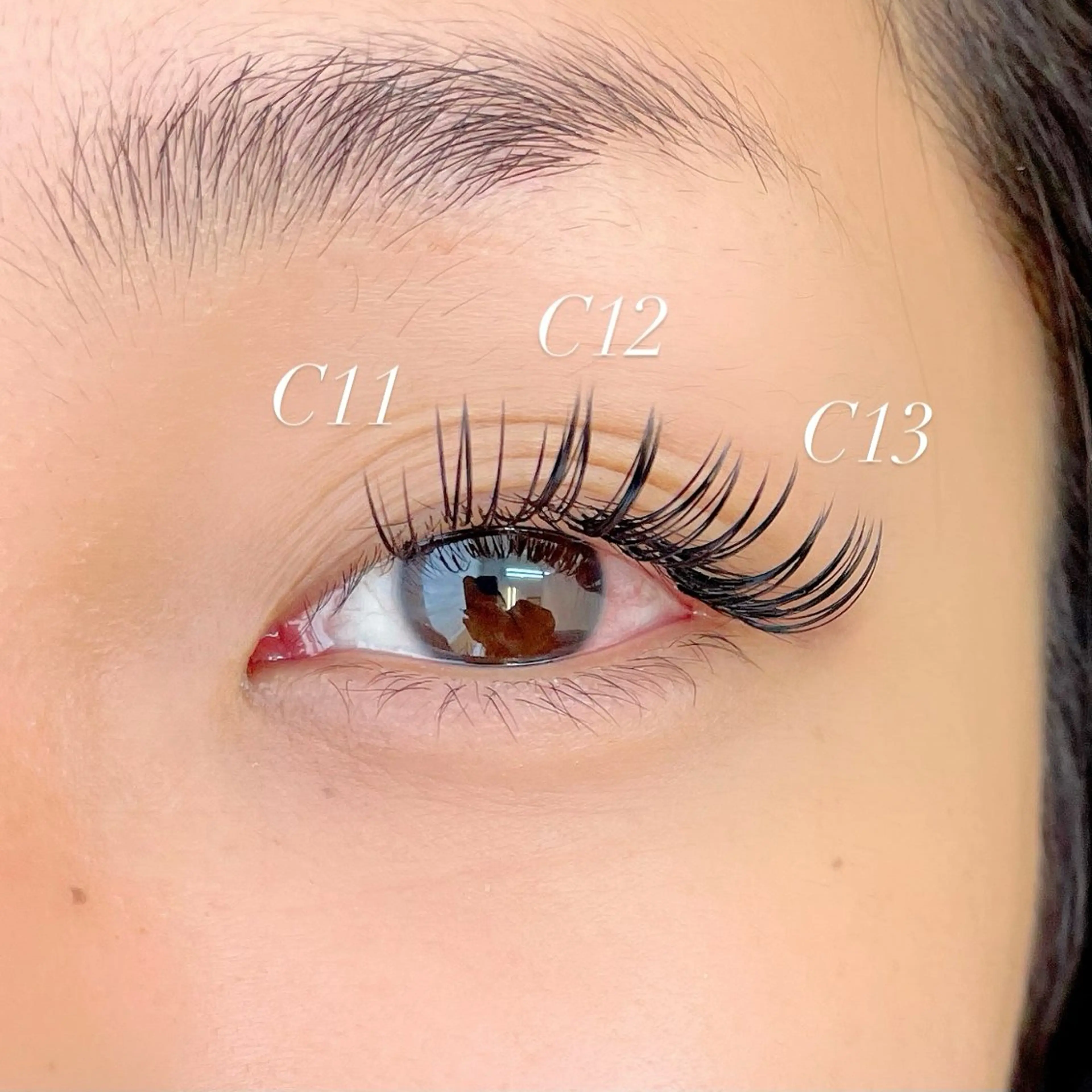 マツエク・マツパ フラットラッシュ 藤木 萌永のマツエク・マツパデザイン