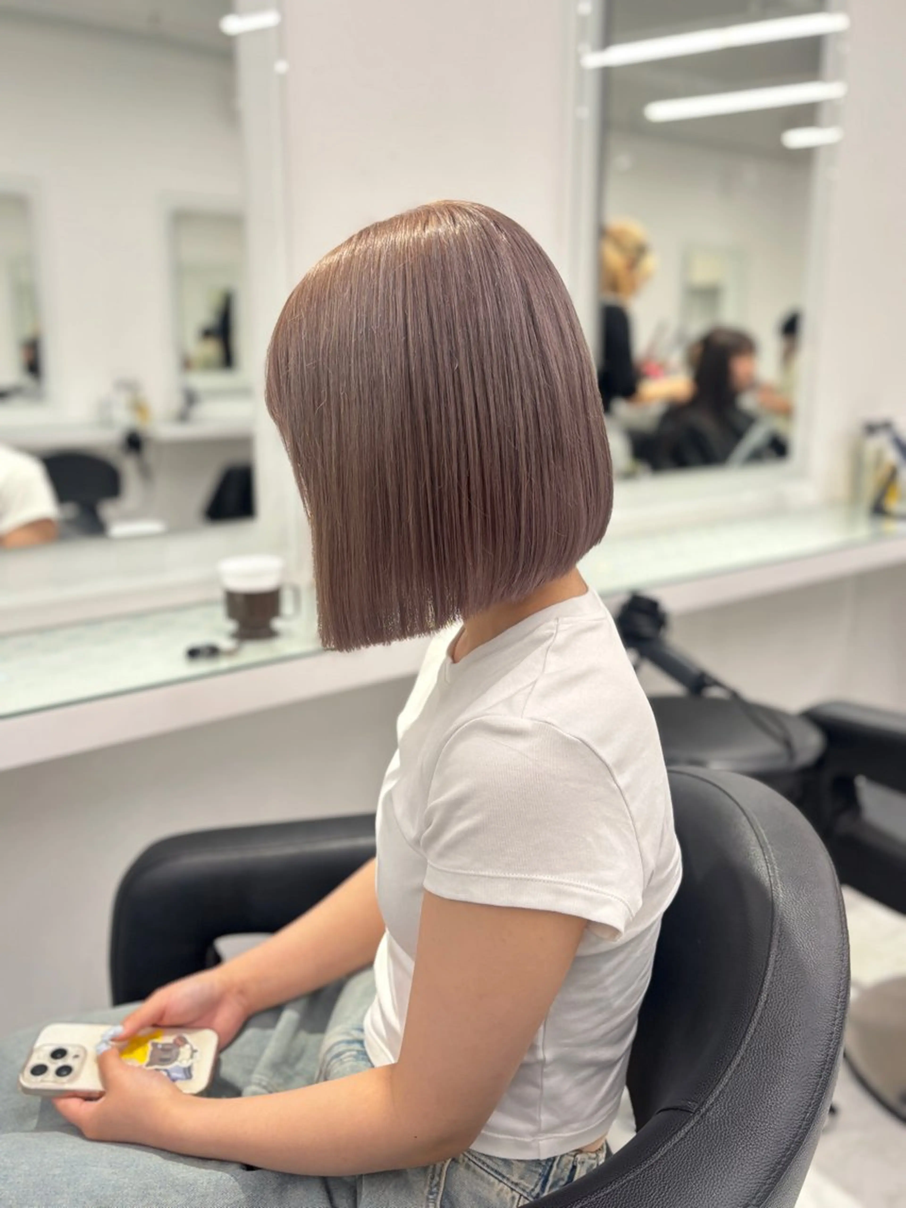 ロング カラー ヘアカラー トリートメント 💖ミルクティー💖 あかり💖のヘアスタイル