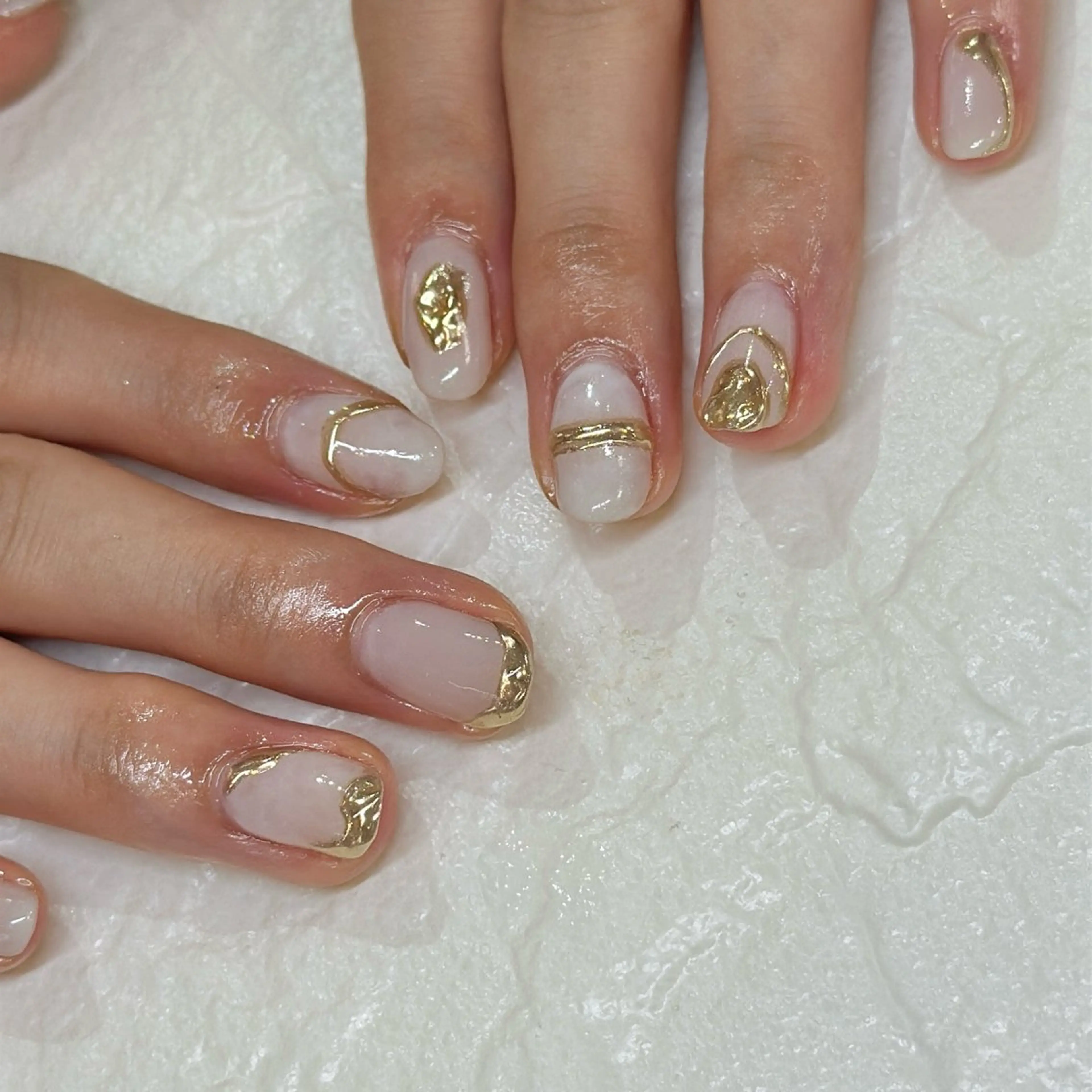 ネイル フットネイル ジェルネイル グリーン マグネットネイル パラジェル ハンドネイル lalaroom. nailsalon航空公園店所属・lala room.のネイルデザイン