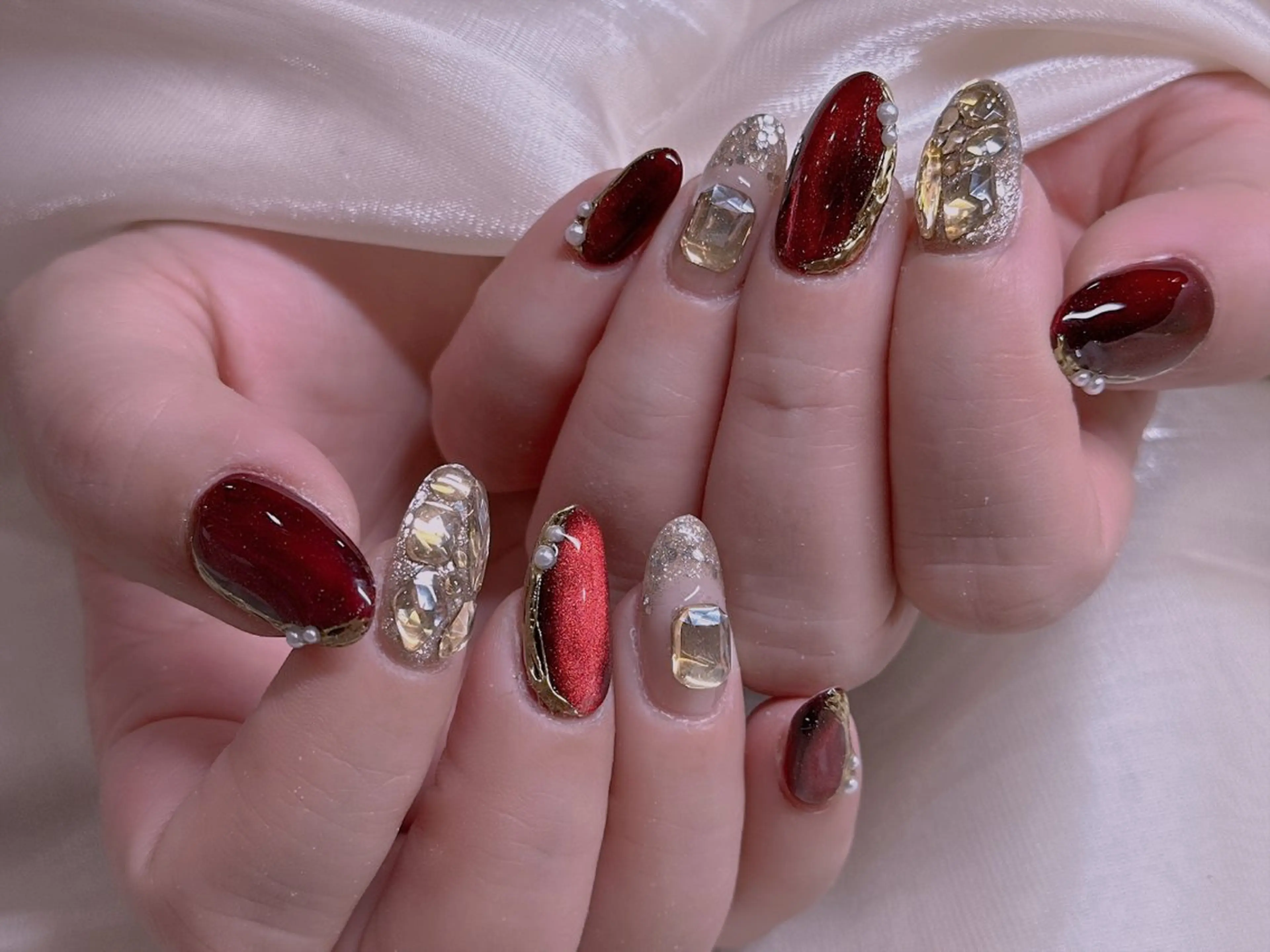 ネイル ハンドネイル エムズ エムズのマツエク・マツパデザイン