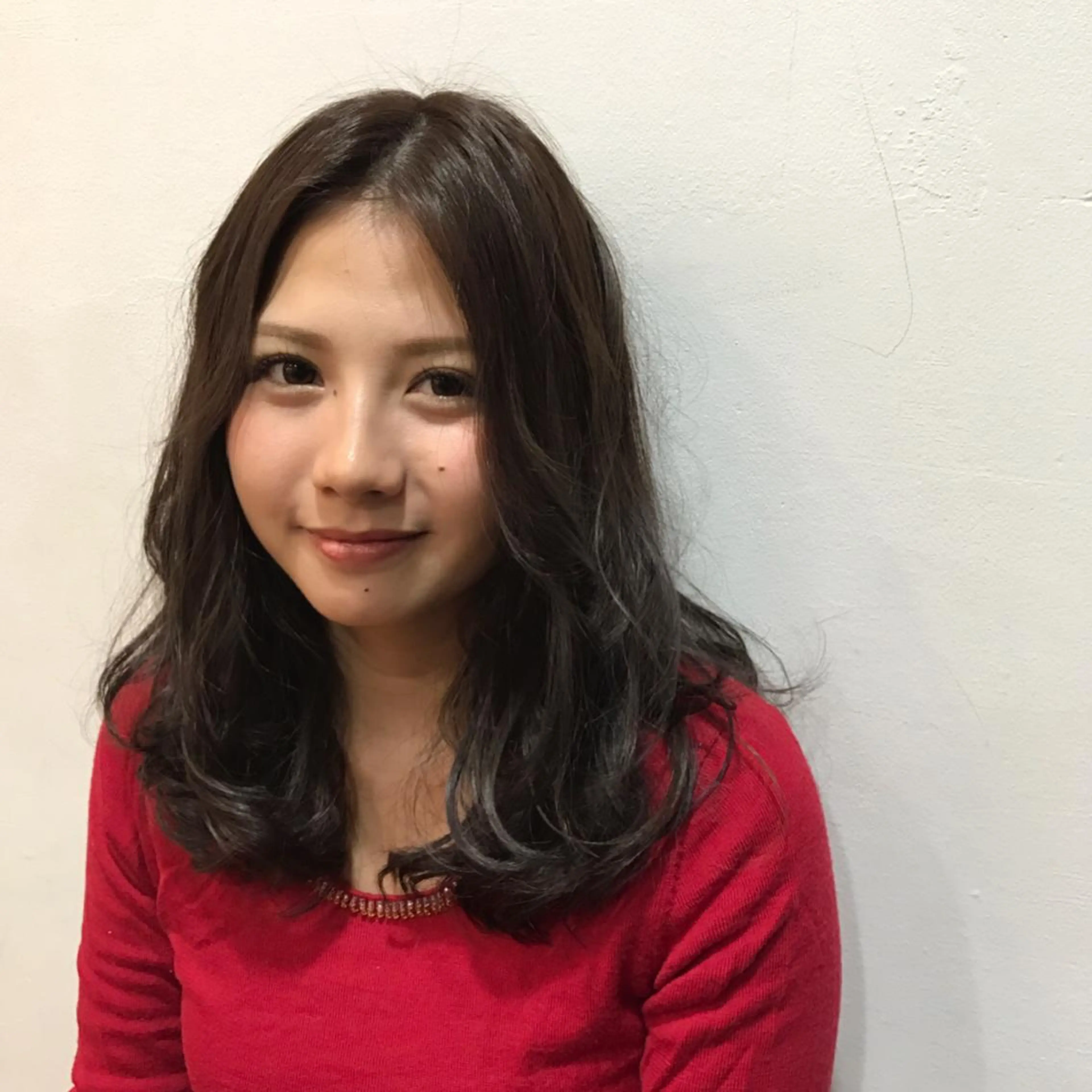 ミディアム セミロング ロング カラー パーマ ミディアムパーマ セミロングパーマ デジタルパーマ メンズカット特化柏駅 徒歩3分LOUのヘアスタイル