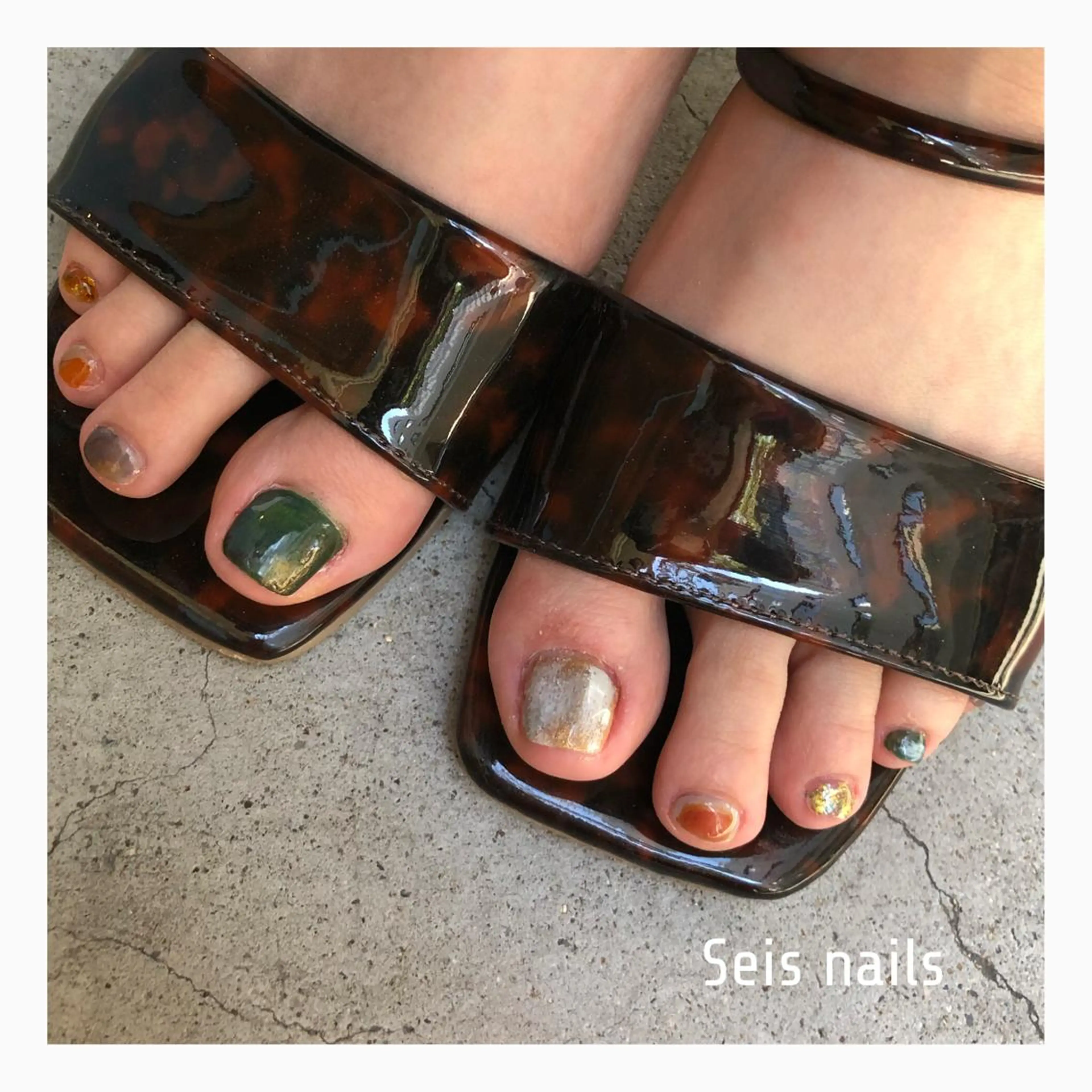 ネイル フットネイル Seis Shihoのネイルデザイン