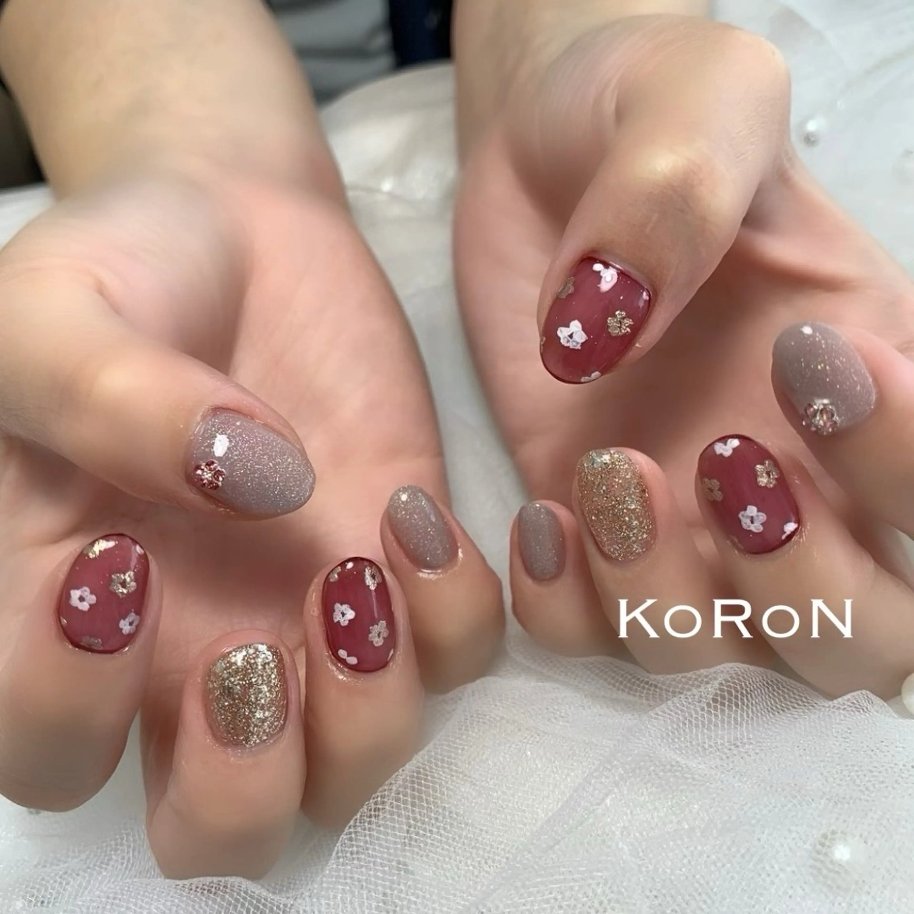 ネイル ハンドネイル 自宅サロン鎌倉 KORONのネイルデザイン