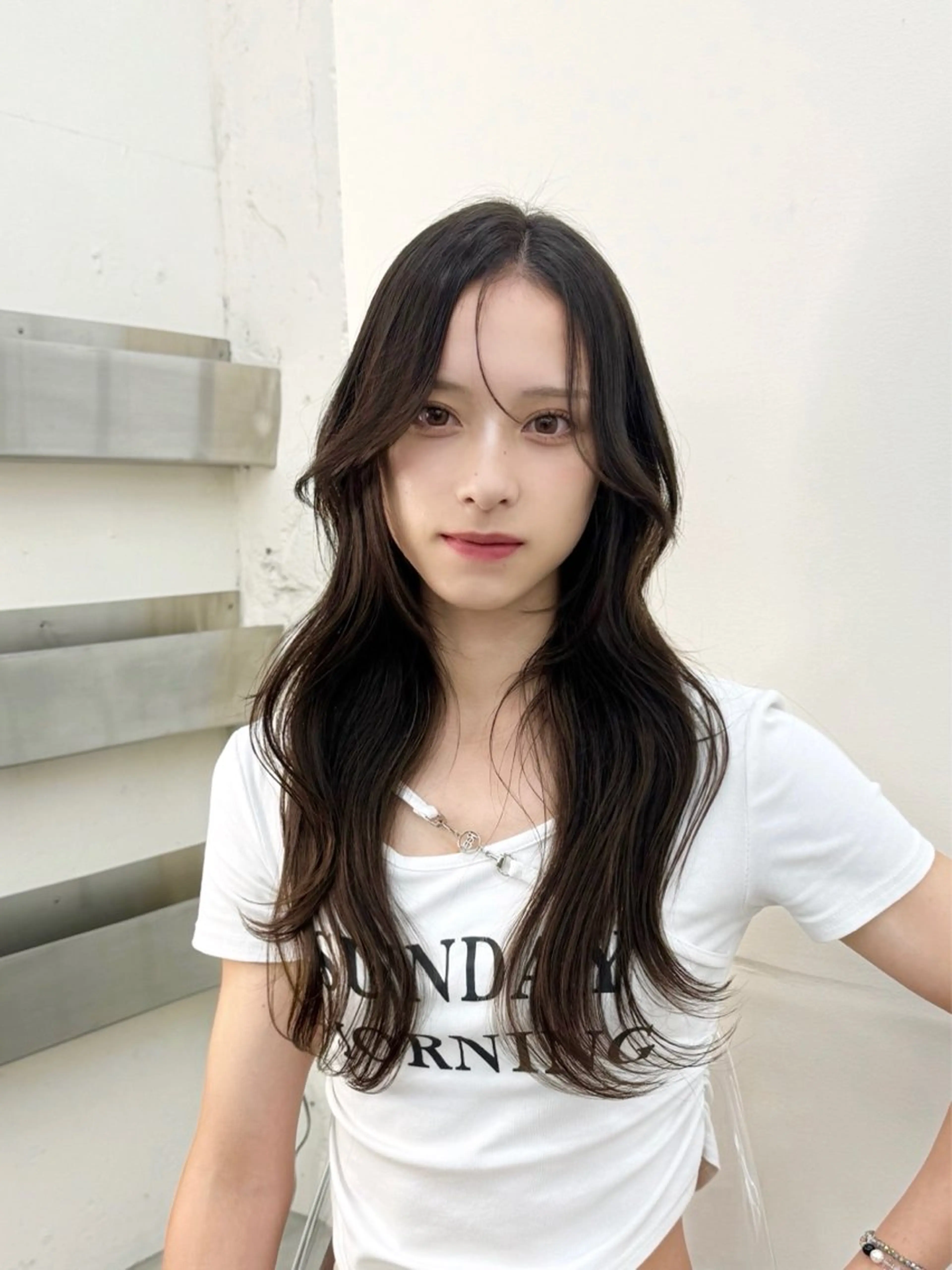 ロング カット 縮毛矯正 トリートメント 🦋韓国系指名No1 店長/圓山 祐也🦋のヘアスタイル