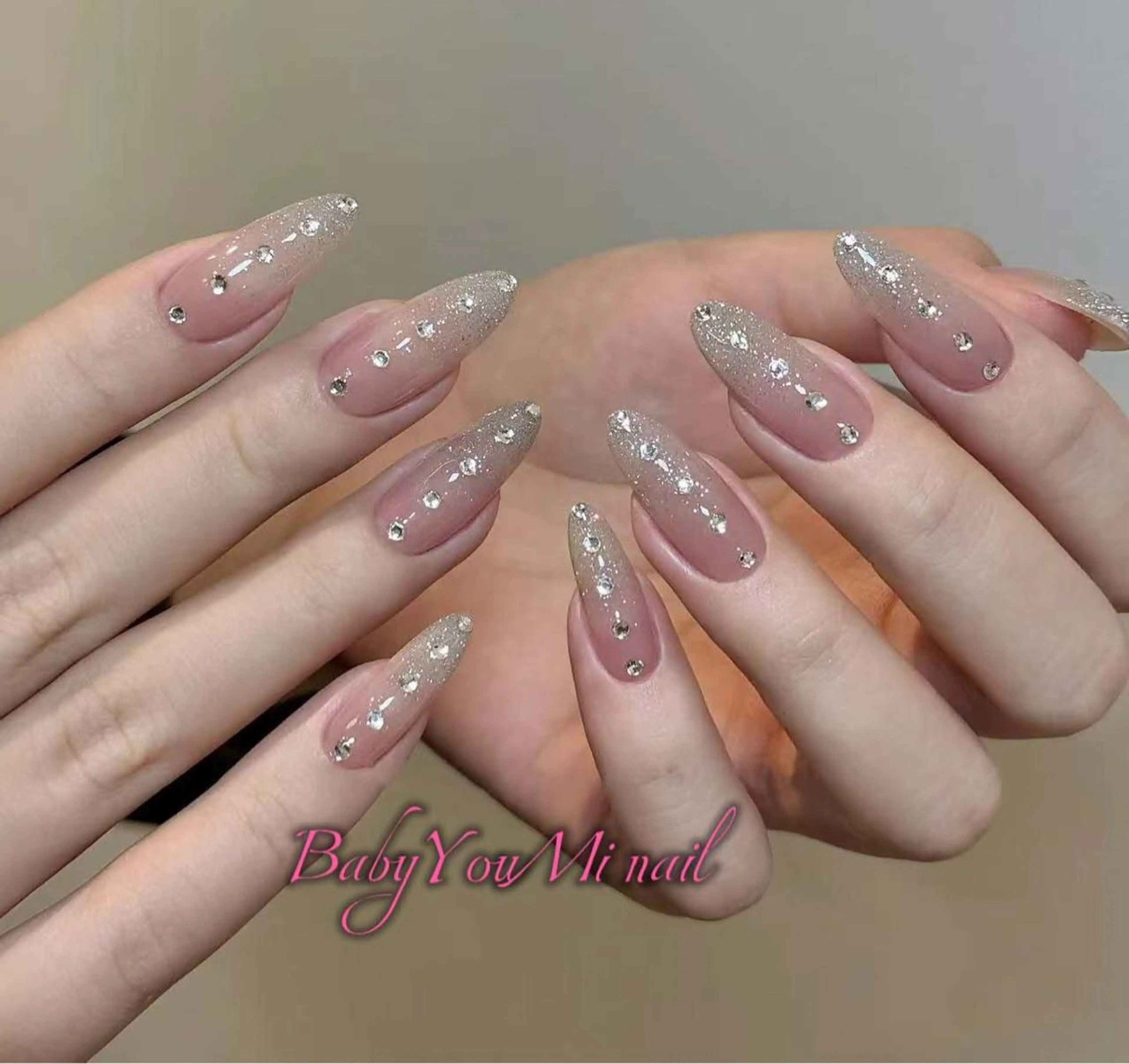 ネイル オーロラネイル フラワーネイル フットネイル フレンチネイル ジェルネイル ハンドネイル BabyYouMi ねねのネイルデザイン