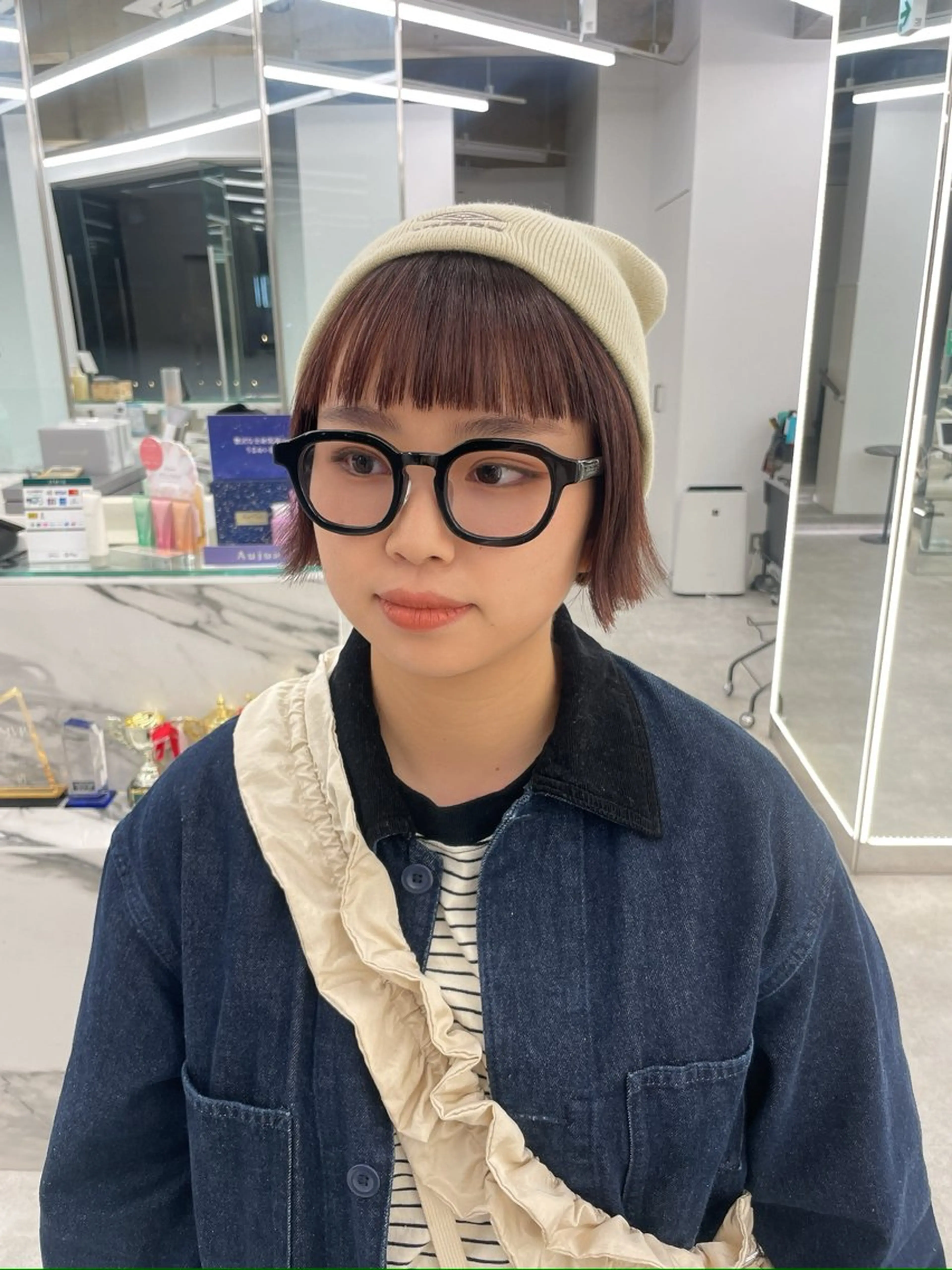 ショート パーマ ヘアアレンジ ヘアカラー 縮毛矯正 トリートメント 【Sweep】おじま のぞみのヘアスタイル